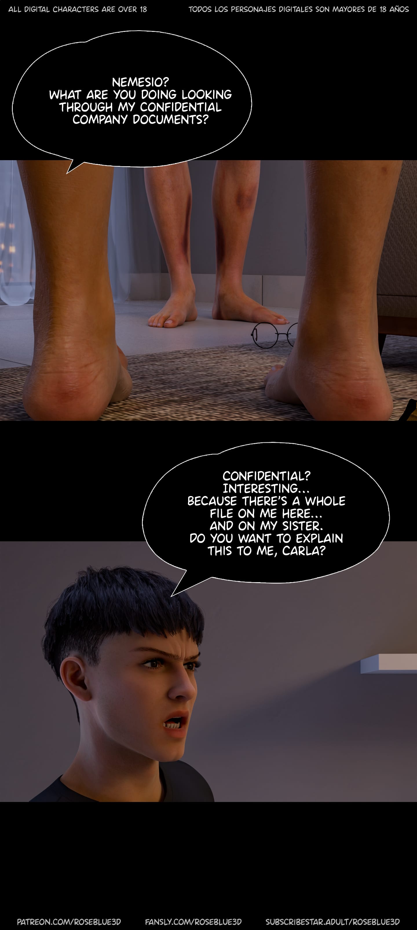 Dismissed [Rose Blue 3D] 8 . Dismissed - Chapter 8 [Rose Blue 3D] – page 43