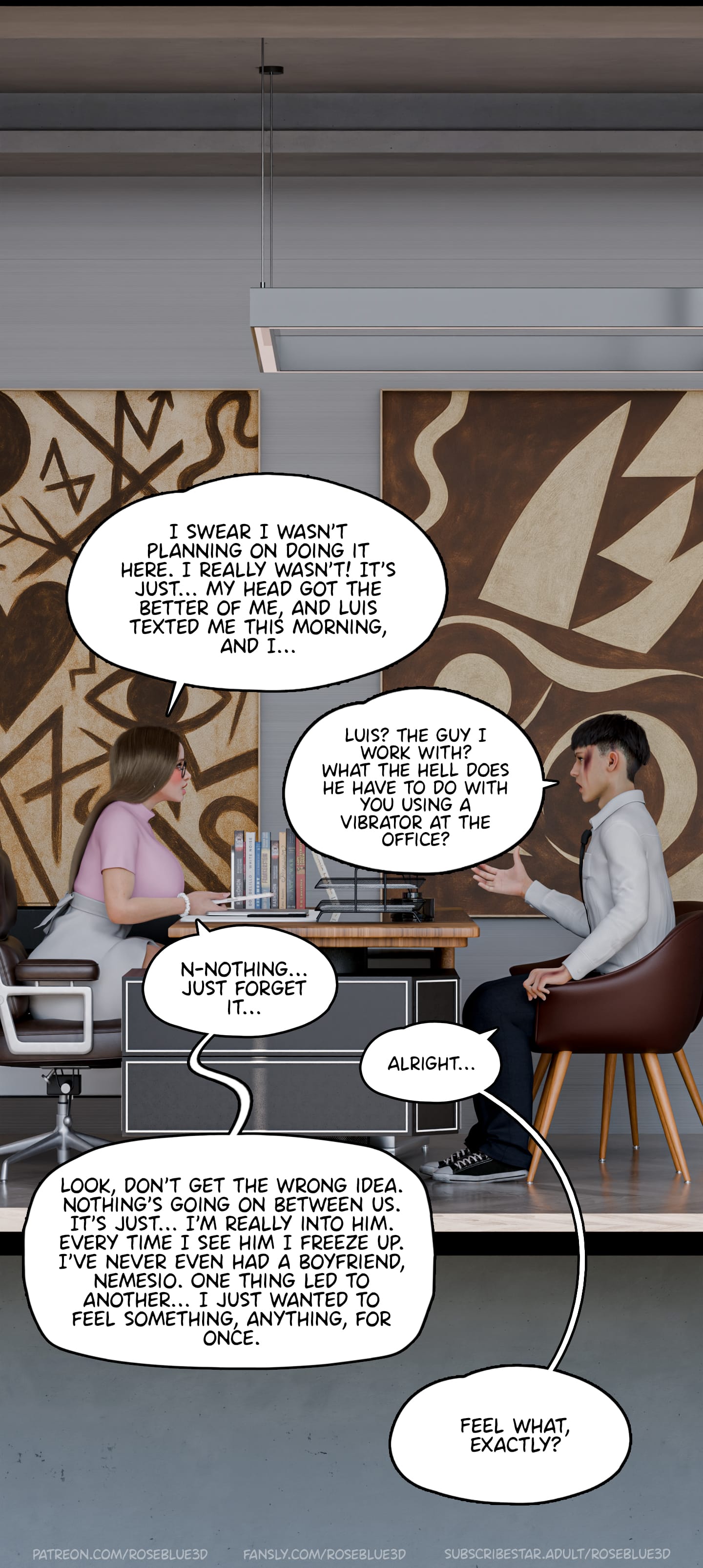 Dismissed [Rose Blue 3D] 5 . Dismissed - Chapter 5 [Rose Blue 3D] – page 39