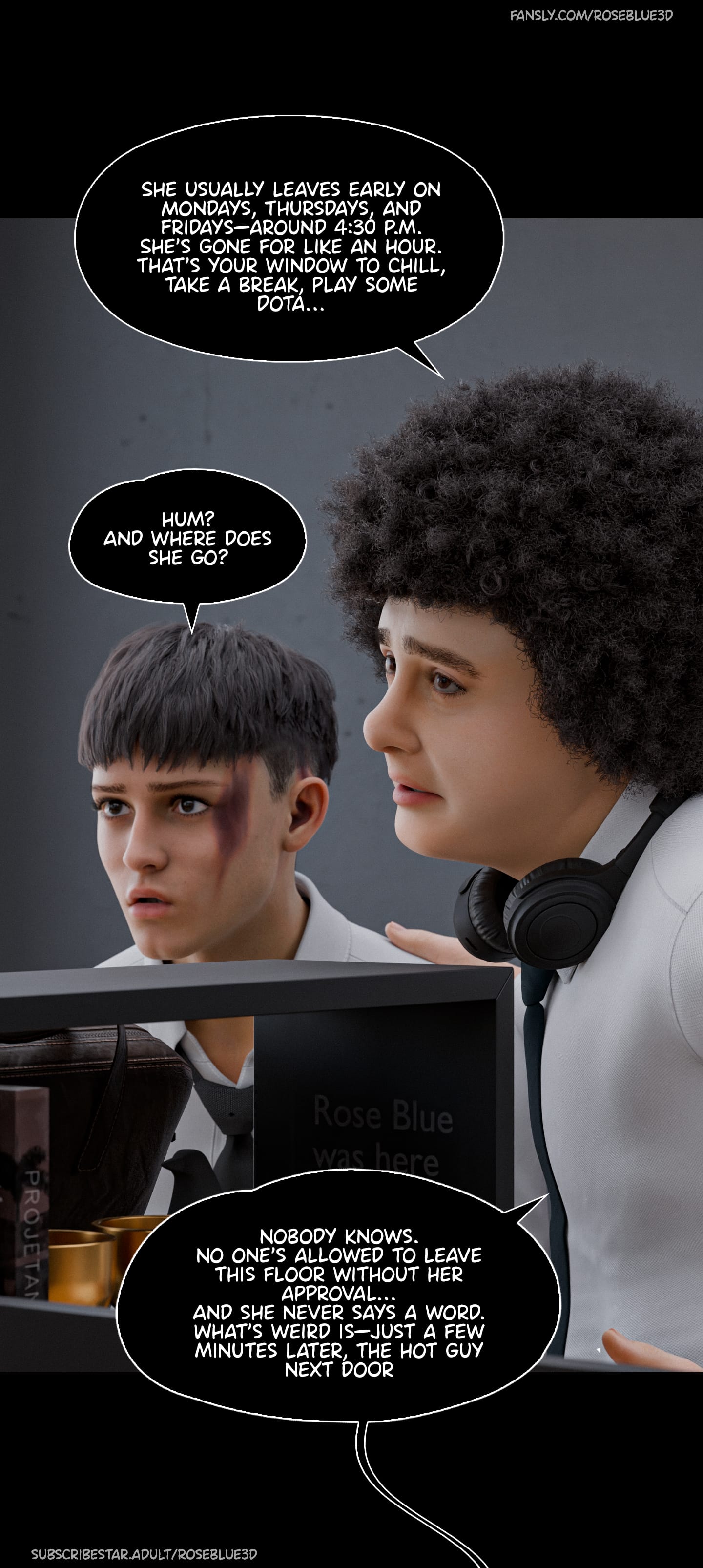 Dismissed [Rose Blue 3D] 2 . Dismissed - Chapter 2 [Rose Blue 3D] – page 72