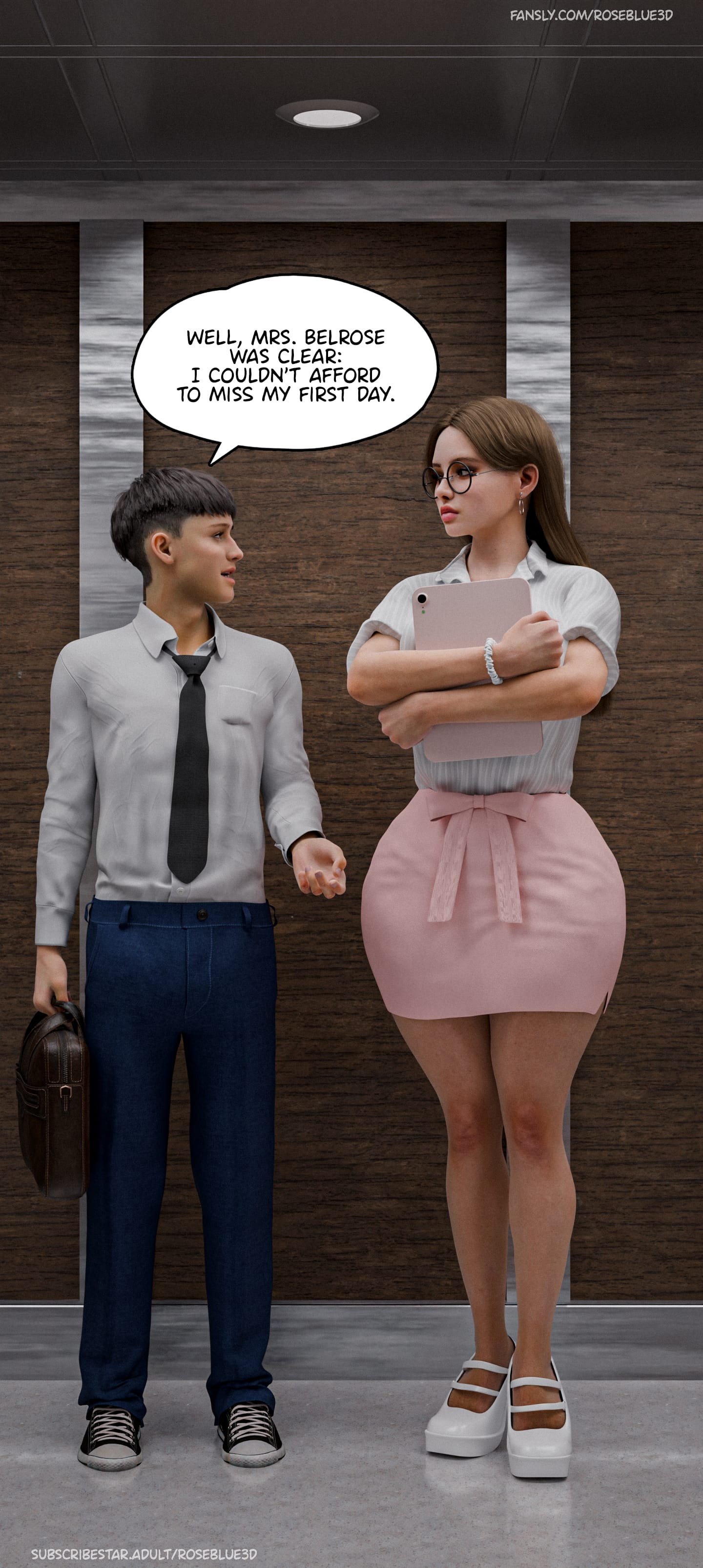 Dismissed [Rose Blue 3D] 2 . Dismissed - Chapter 2 [Rose Blue 3D] – page 8