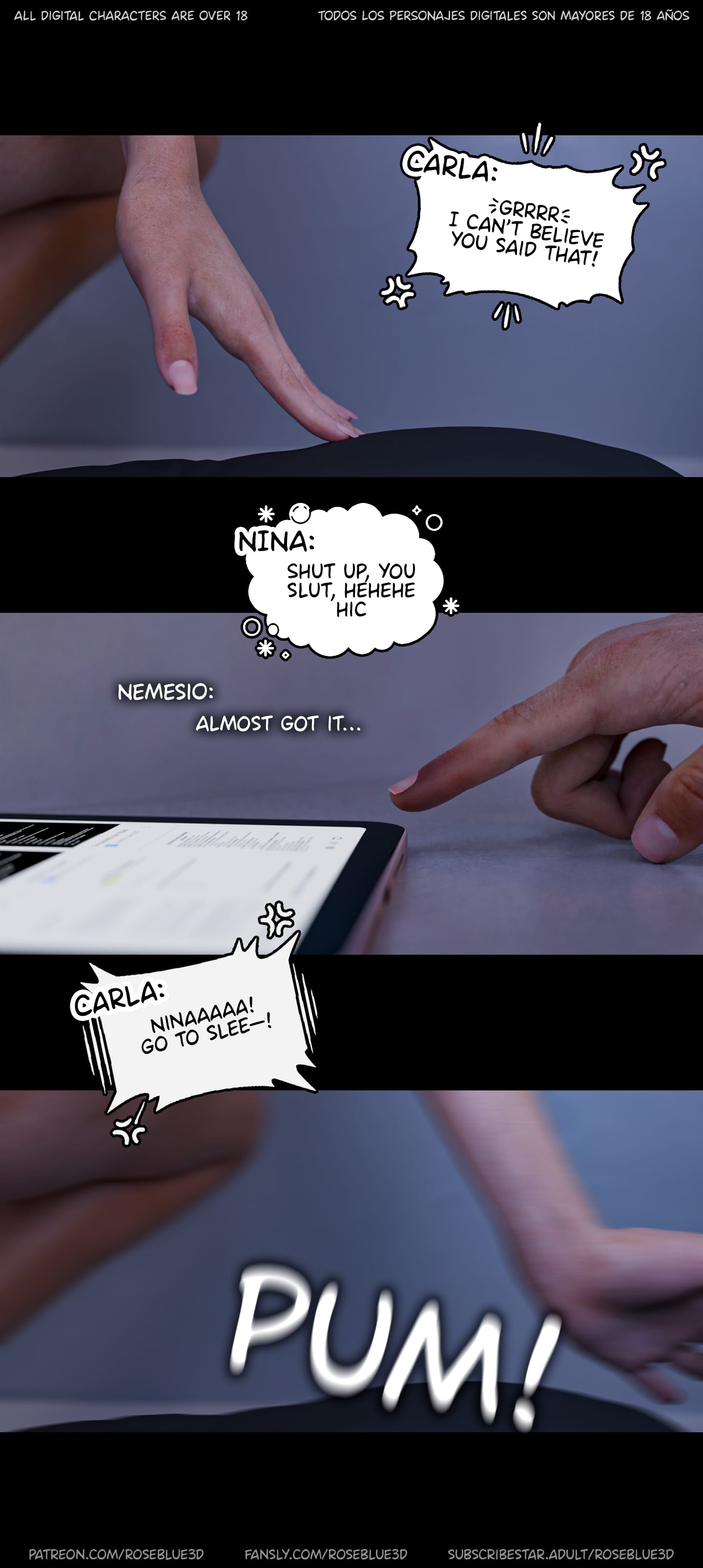 Dismissed [Rose Blue 3D] 7 . Dismissed - Chapter 7 [Rose Blue 3D] – page 58