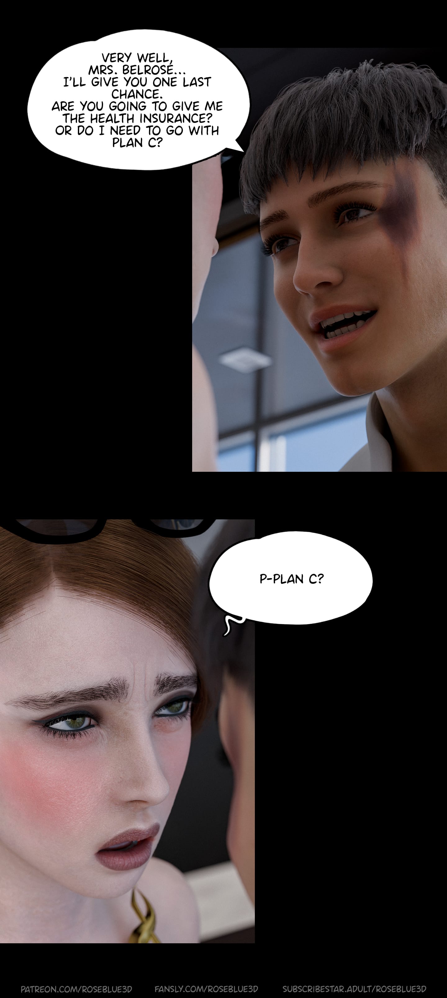 Dismissed [Rose Blue 3D] 3 . Dismissed - Chapter 3 [Rose Blue 3D] – page 55