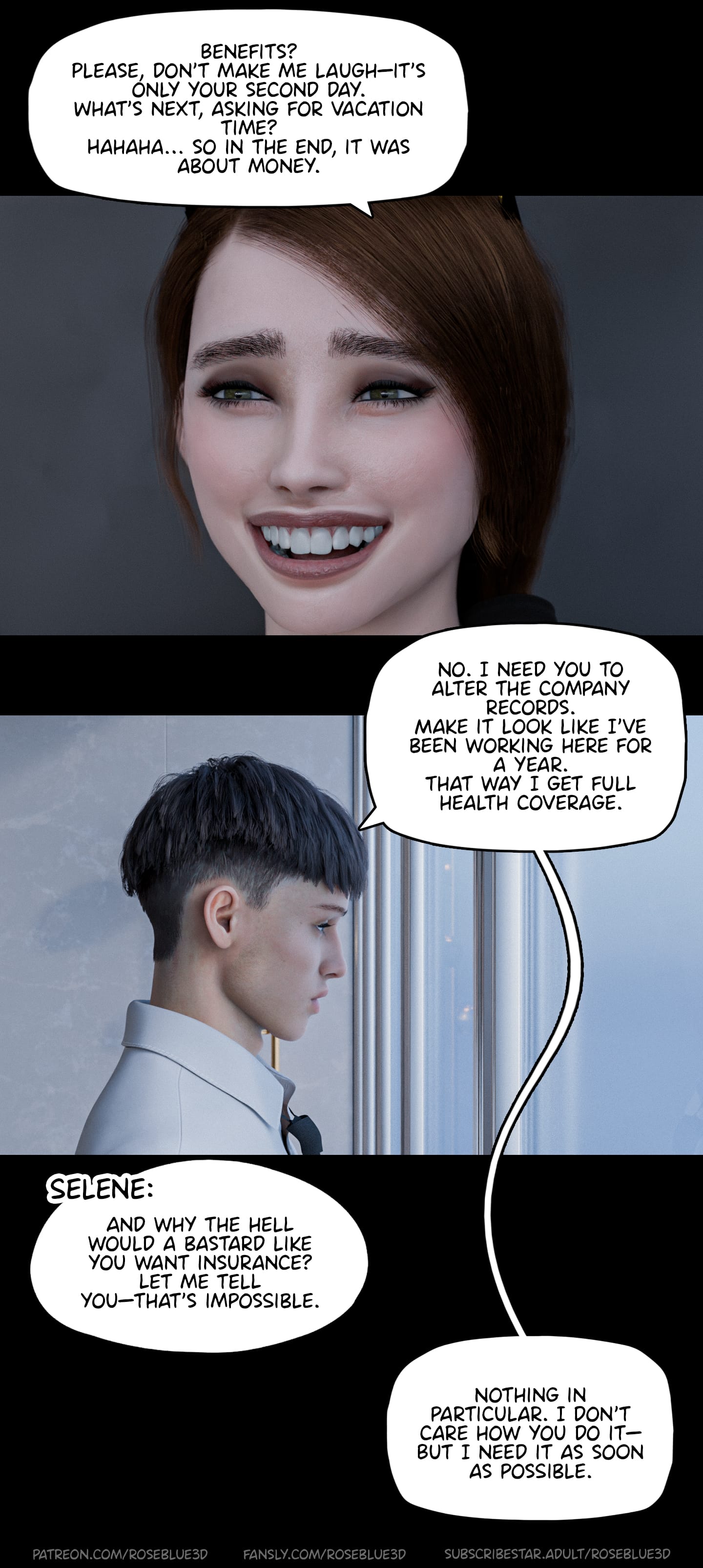 Dismissed [Rose Blue 3D] 3 . Dismissed - Chapter 3 [Rose Blue 3D] – page 6