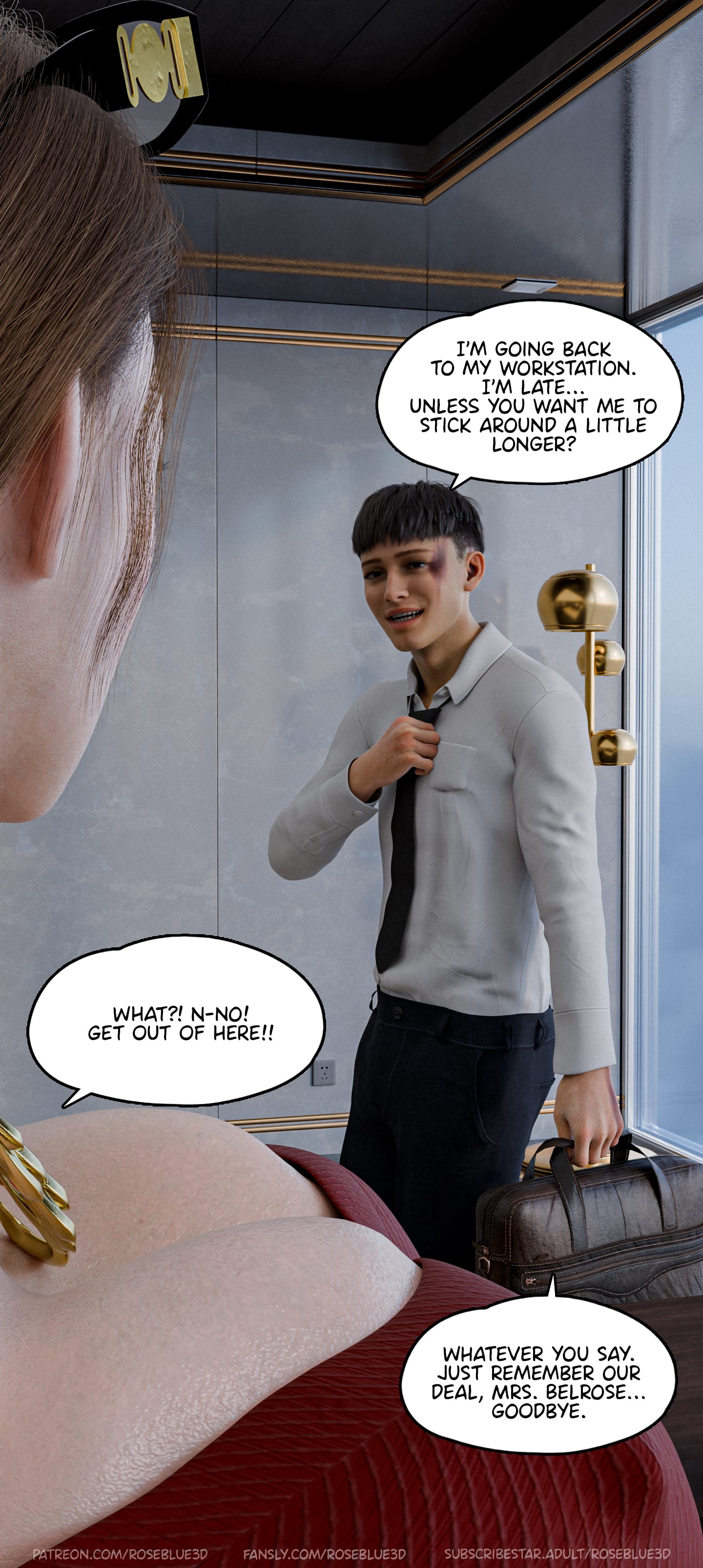 Dismissed [Rose Blue 3D] 3 . Dismissed - Chapter 3 [Rose Blue 3D] – page 86