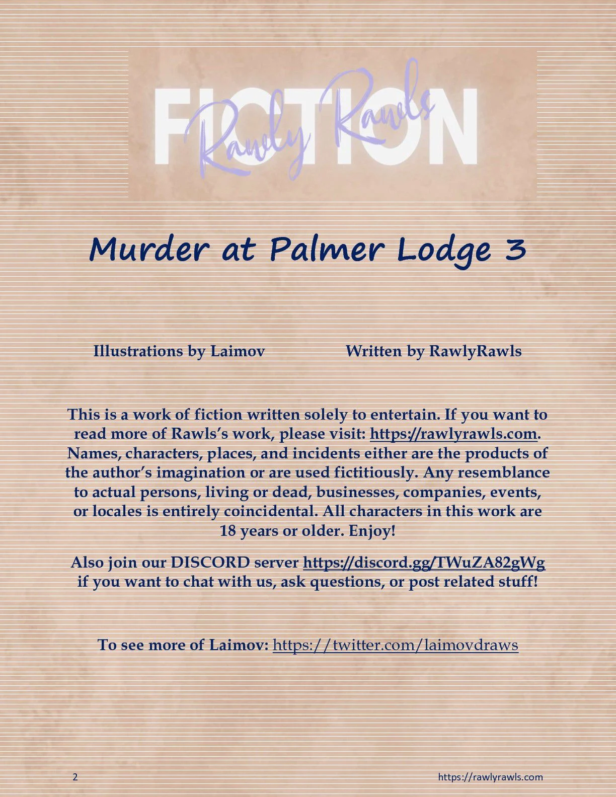 Murder At Palmer Lodge [Laimov , RawlyRawls] 3 . Murder At Palmer Lodge - Chapter 3 [Laimov , RawlyRawls] – page 2