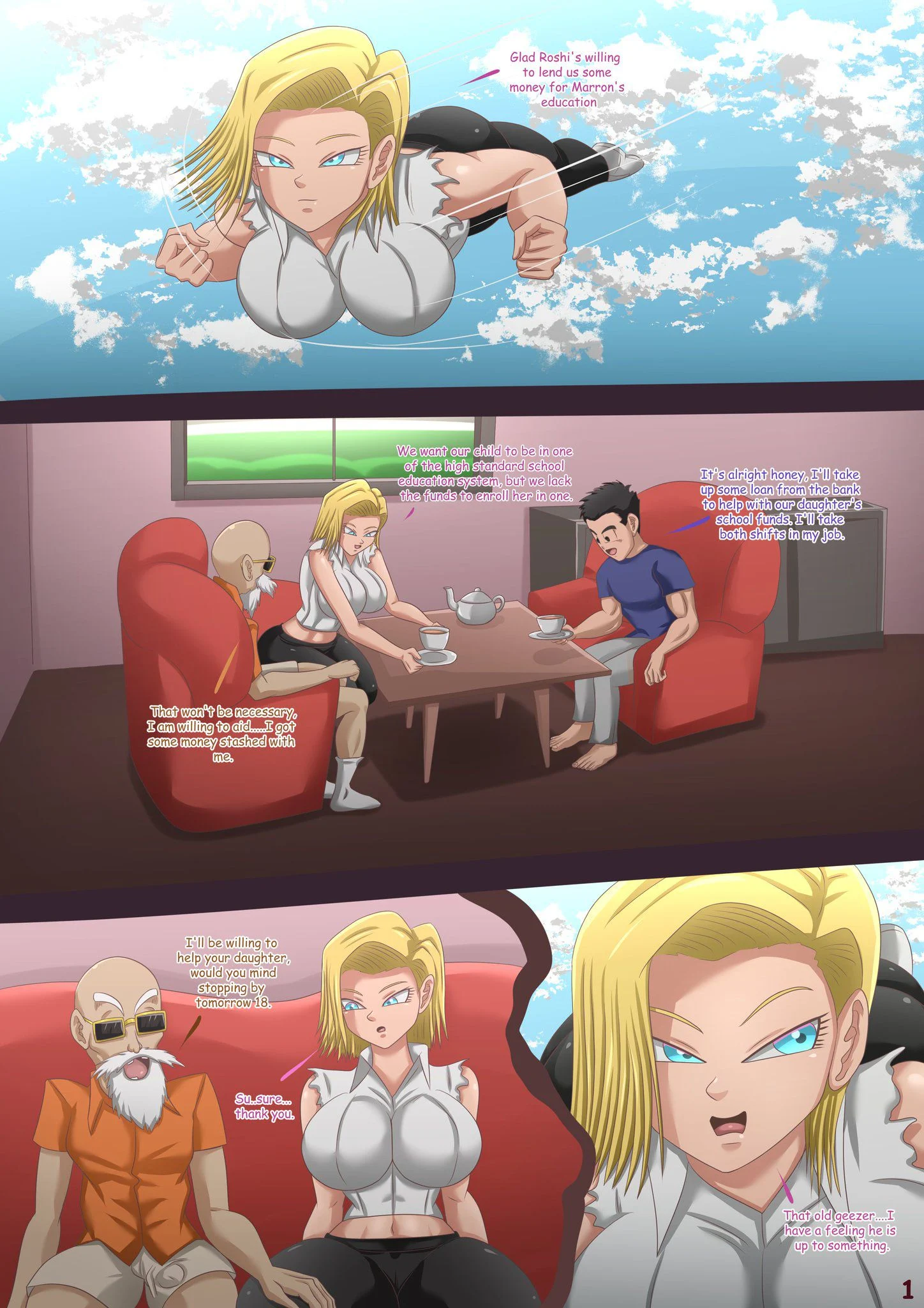 Kame's Continuous Conquest (Dragon Ball Z) [Magnificent Sexy Gals] 1 . Kame's Continuous Conquest - Chapter 1 (Dragon Ball Z) [Magnificent Sexy Gals] – page 3