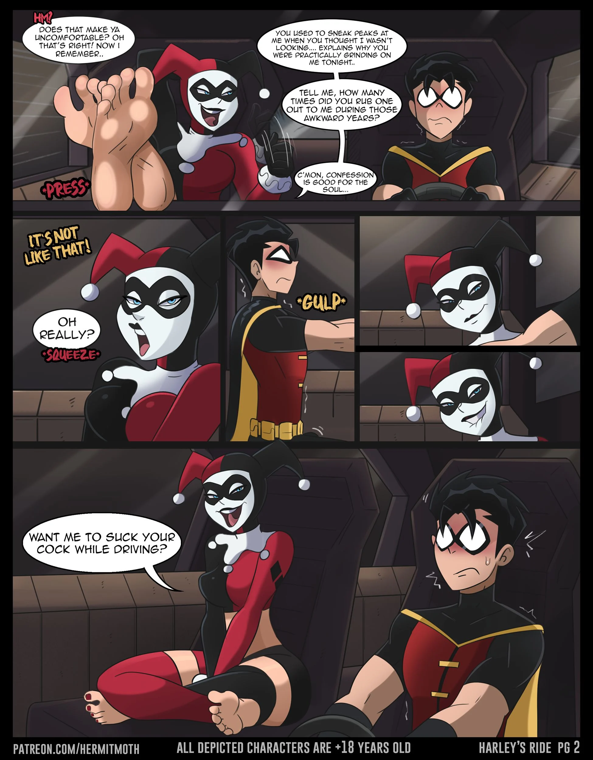 Harley's Ride (Batman) [Hermit Moth] 1 . Harley's Ride - Chapter 1 (Batman) [Hermit Moth] – page 2