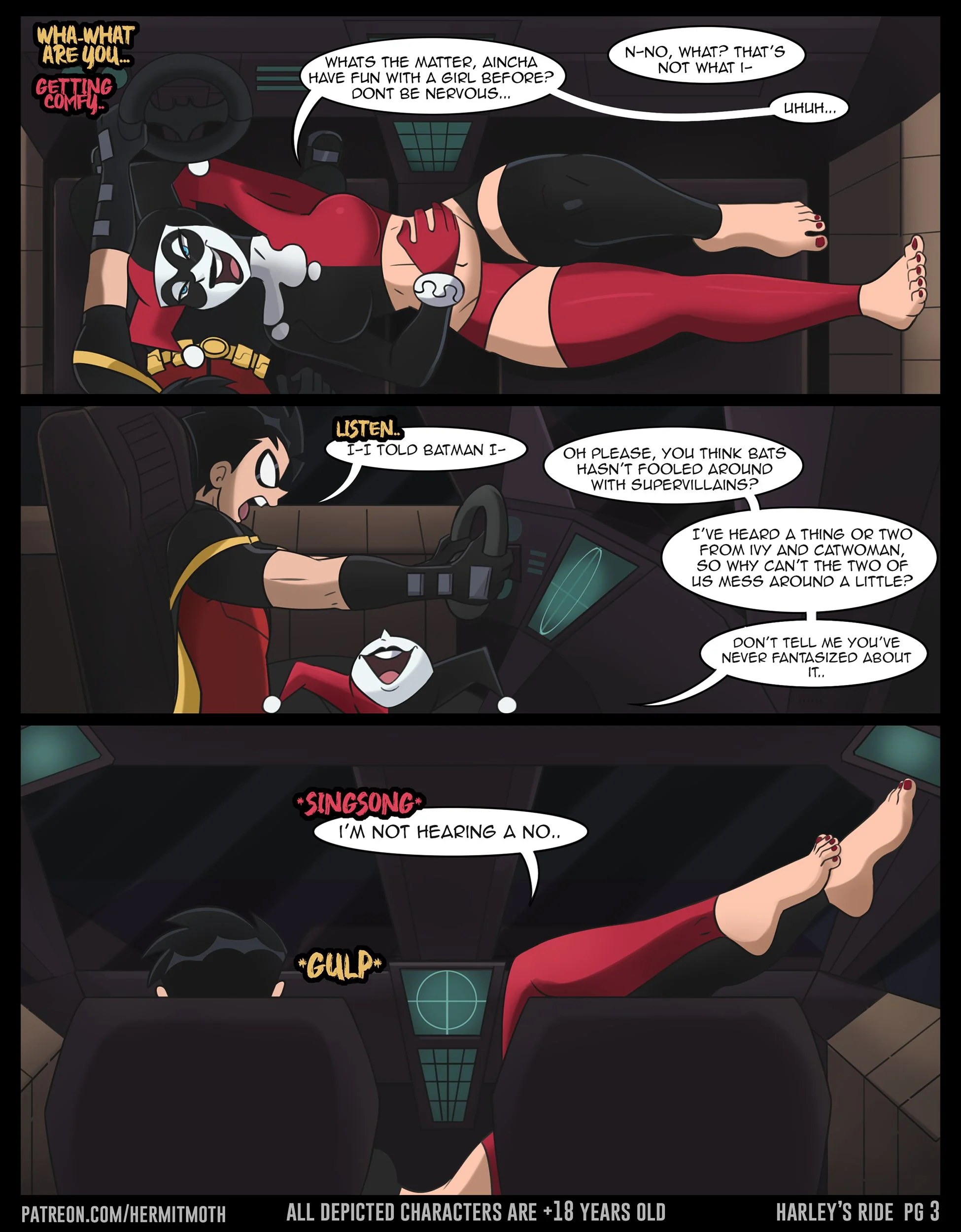 Harley's Ride (Batman) [Hermit Moth] 1 . Harley's Ride - Chapter 1 (Batman) [Hermit Moth] – page 3
