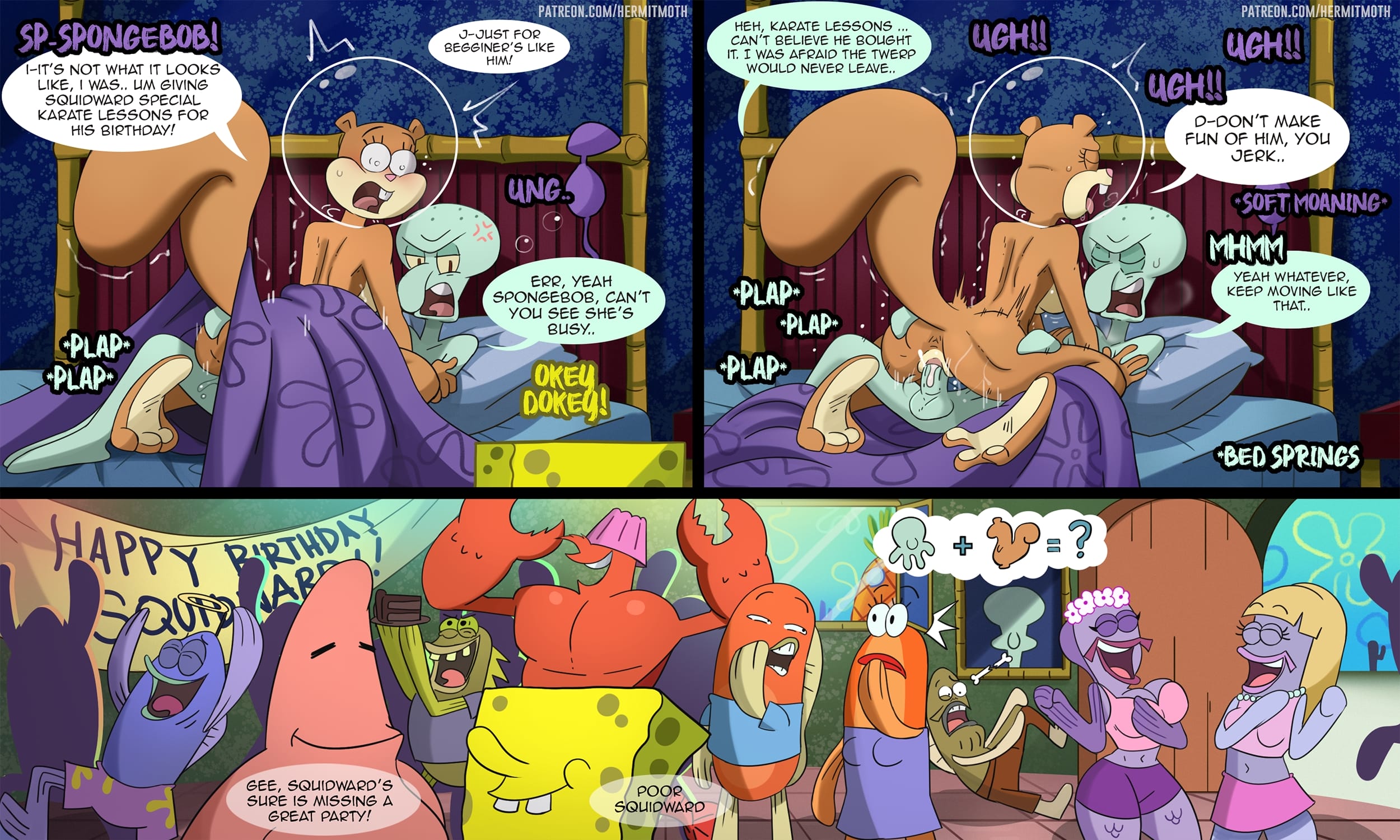 Three Sandy Cheeks Oneshots (SpongeBob SquarePants) [Hermit Moth] 1 . Three Sandy Cheeks Oneshots - Chapter 1 (SpongeBob SquarePants) [Hermit Moth] – page 3