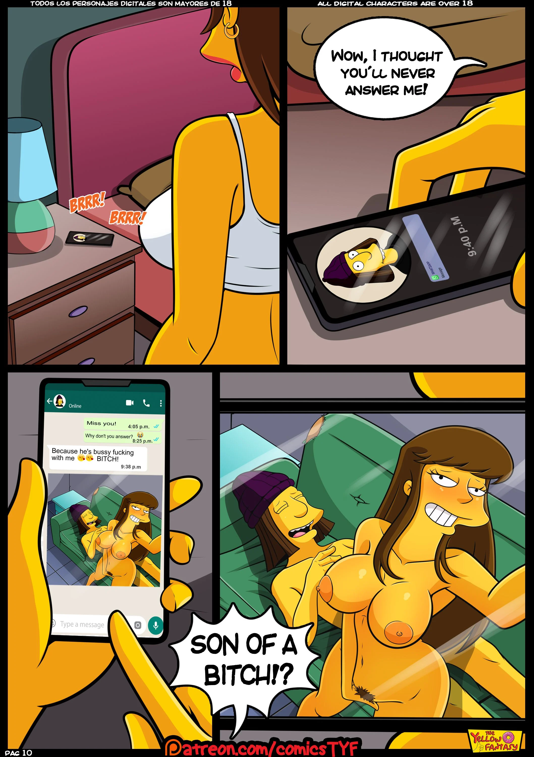 The Pastime (The Simpsons) [The Yellow Fantasy , Croc] 3 . The Reunion - Chapter 3 (The Simpsons) [The Yellow Fantasy] – page 12