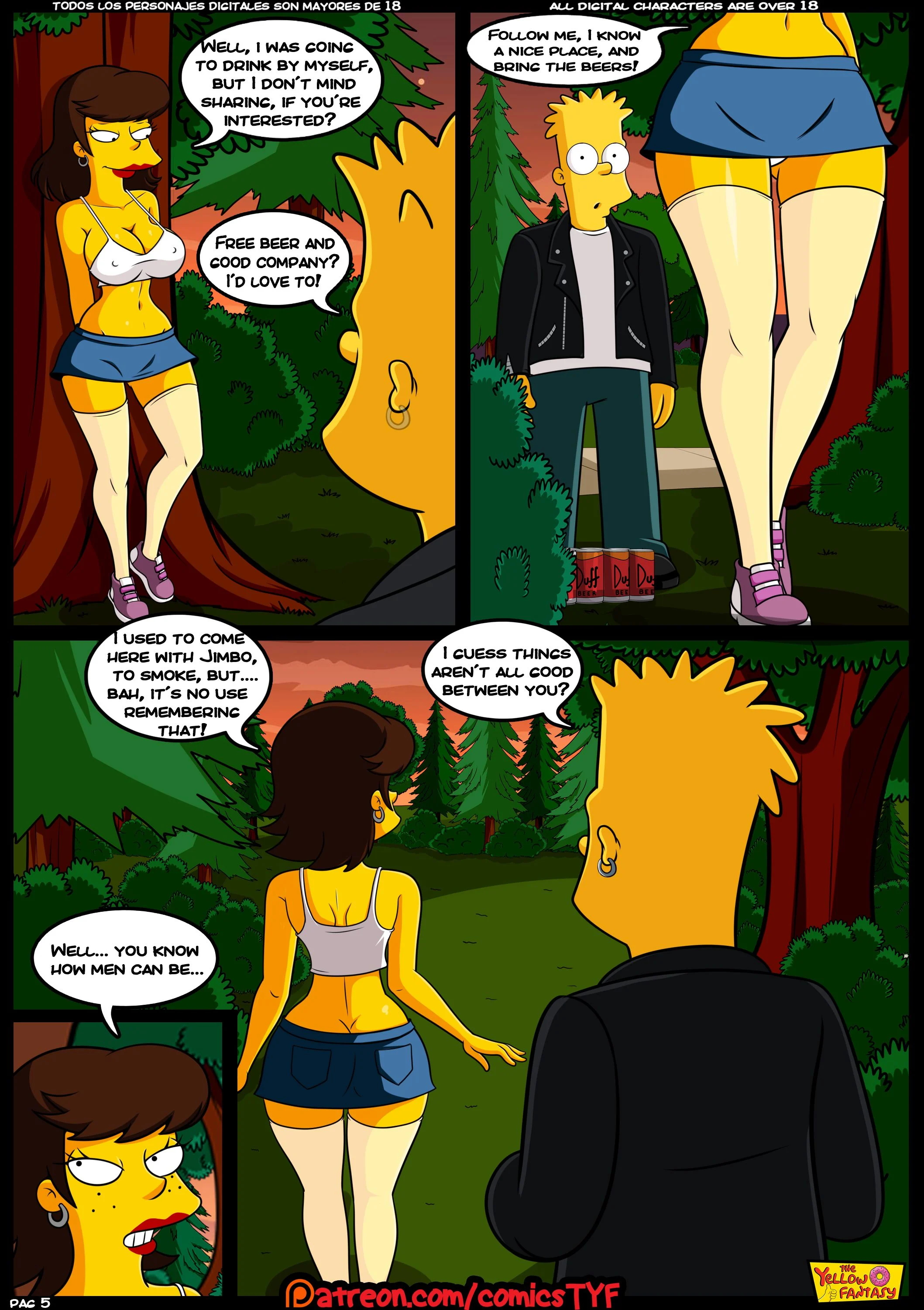 The Pastime (The Simpsons) [The Yellow Fantasy , Croc] 3 . The Reunion - Chapter 3 (The Simpsons) [The Yellow Fantasy] – page 7