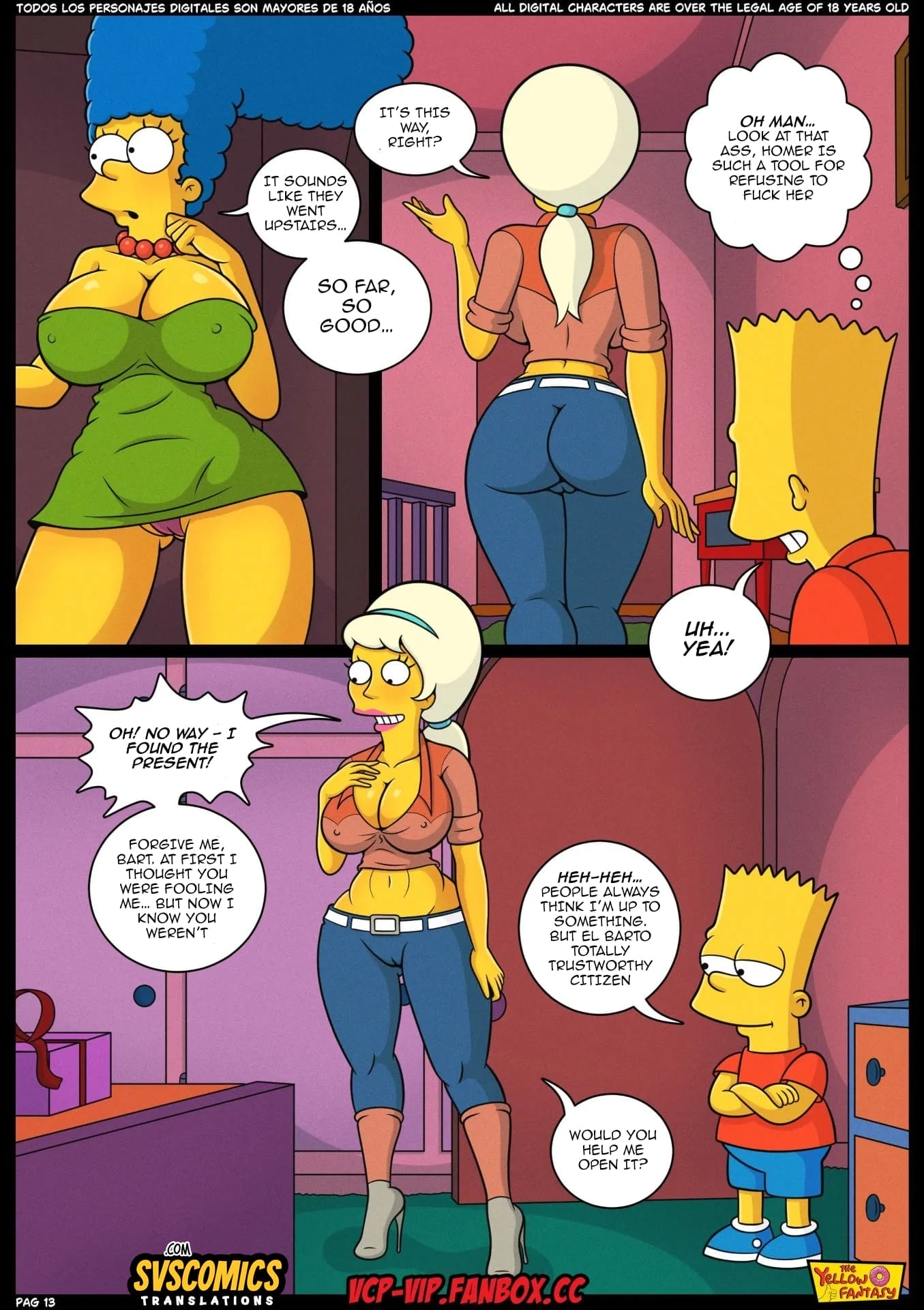 The Pastime (The Simpsons) [The Yellow Fantasy , Croc] 20 . Marge's Revenge - Chapter 20 (The Simpsons) [The Yellow Fantasy] – page 13