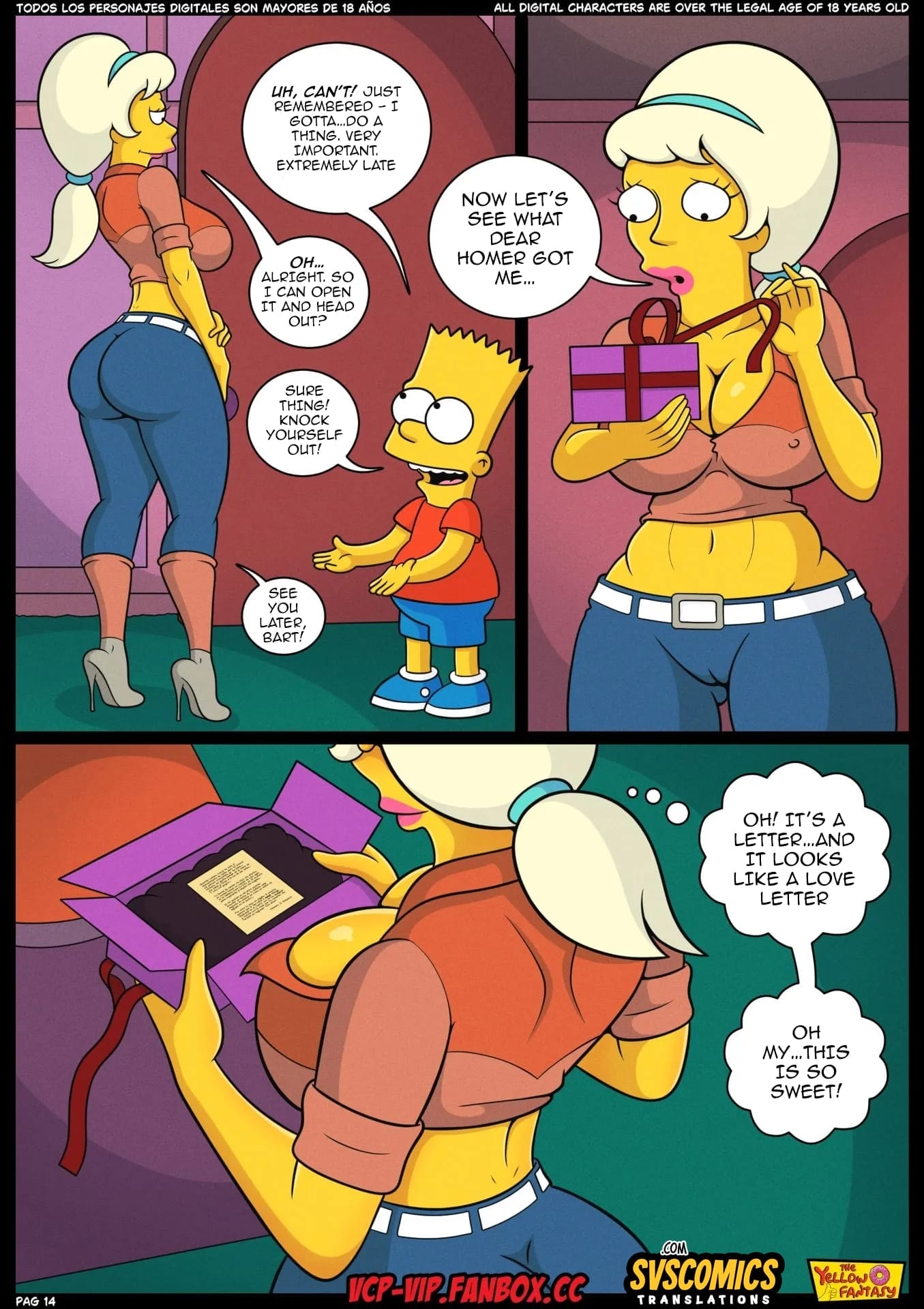 The Pastime (The Simpsons) [The Yellow Fantasy , Croc] 20 . Marge's Revenge - Chapter 20 (The Simpsons) [The Yellow Fantasy] – page 14