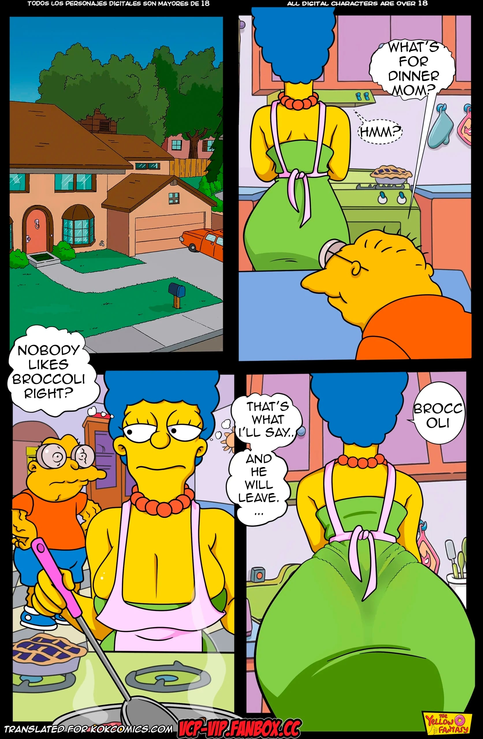 The Pastime (The Simpsons) [The Yellow Fantasy , Croc] 18 . Hans Moleman Show - Chapter 18 (The Simpsons) [The Yellow Fantasy , Croc] – page 2