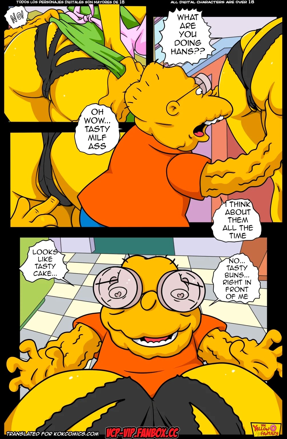 The Pastime (The Simpsons) [The Yellow Fantasy , Croc] 18 . Hans Moleman Show - Chapter 18 (The Simpsons) [The Yellow Fantasy , Croc] – page 4