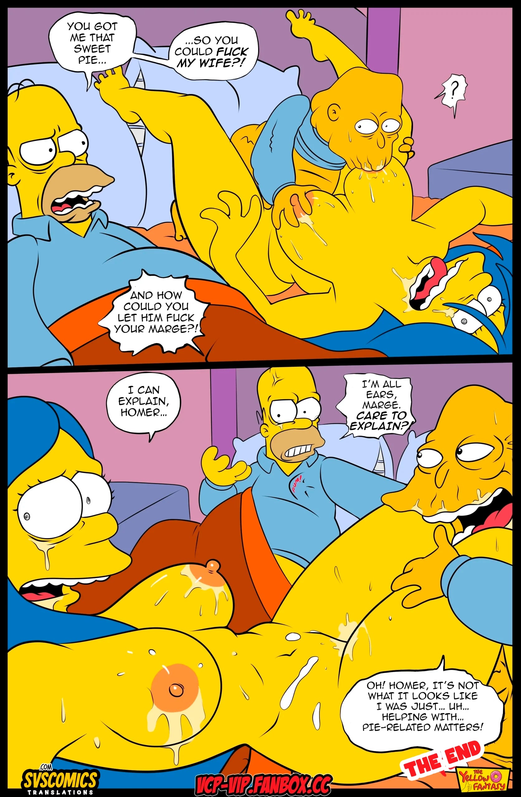 The Pastime (The Simpsons) [The Yellow Fantasy , Croc] 18 . Hans Moleman Show - Chapter 18 (The Simpsons) [The Yellow Fantasy , Croc] – page 54
