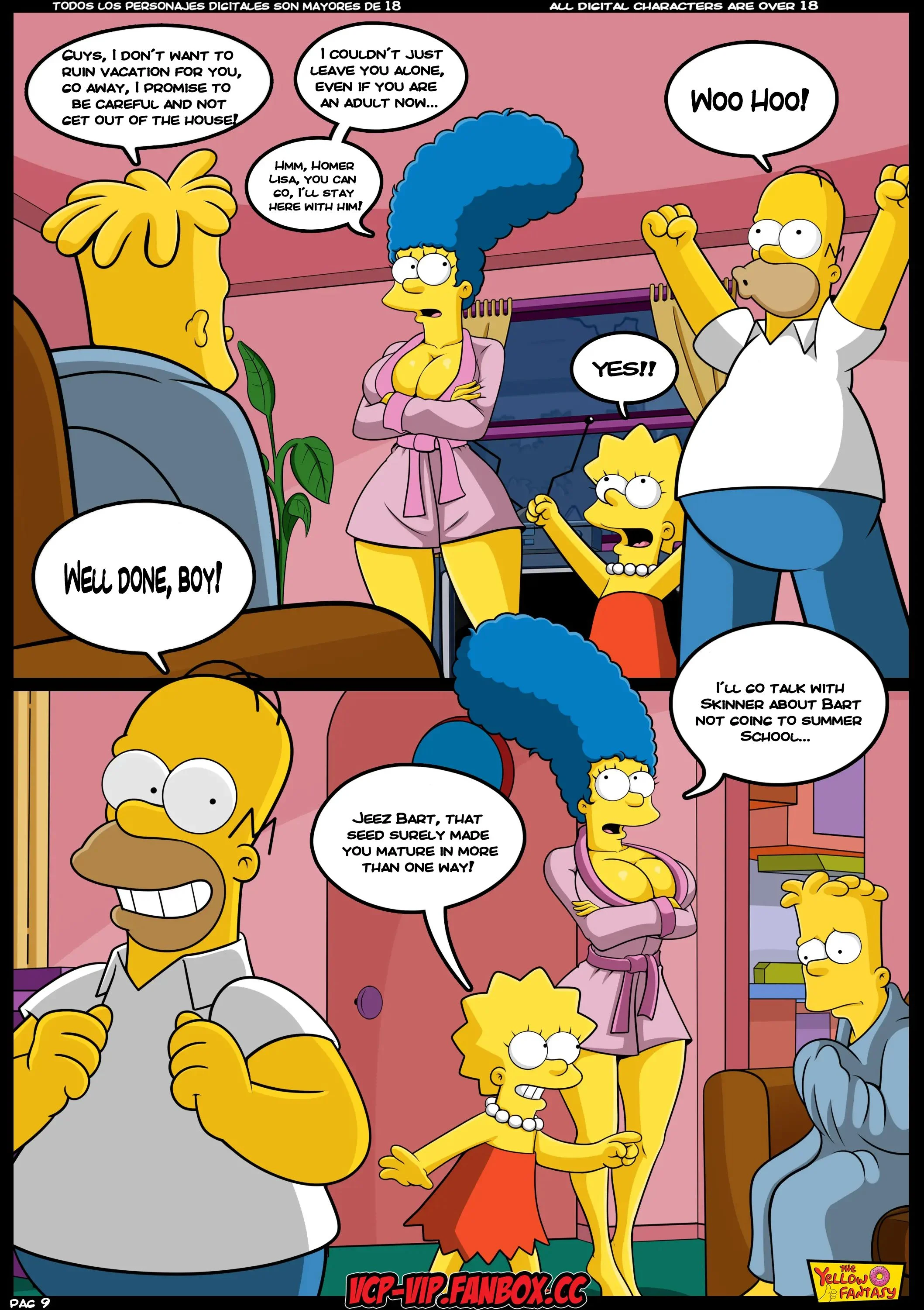 The Pastime (The Simpsons) [The Yellow Fantasy , Croc] 4 . From Ten To Twenty Something - Chapter 4 (The Simpsons) [The Yellow Fantasy] – page 10