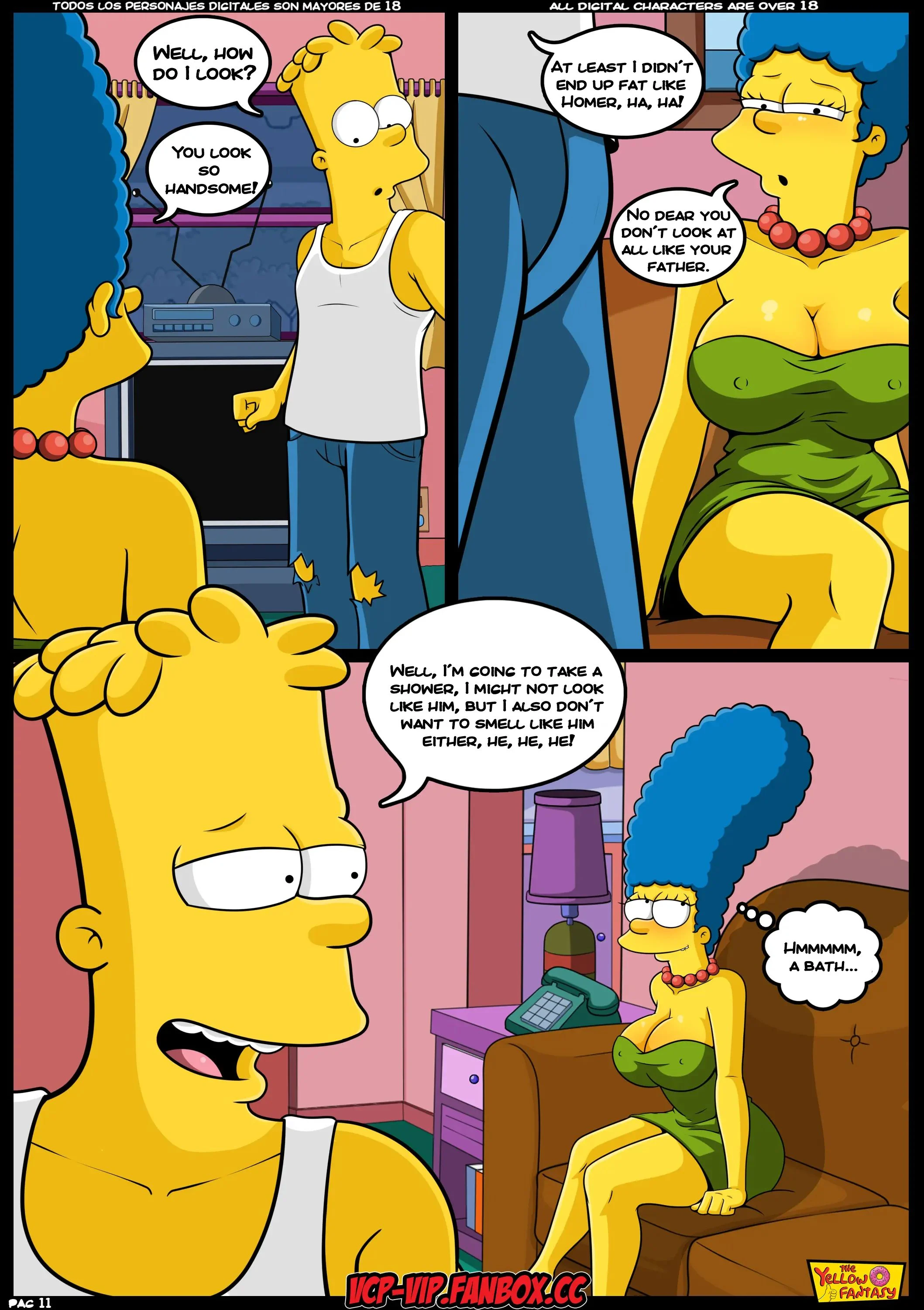 The Pastime (The Simpsons) [The Yellow Fantasy , Croc] 4 . From Ten To Twenty Something - Chapter 4 (The Simpsons) [The Yellow Fantasy] – page 12