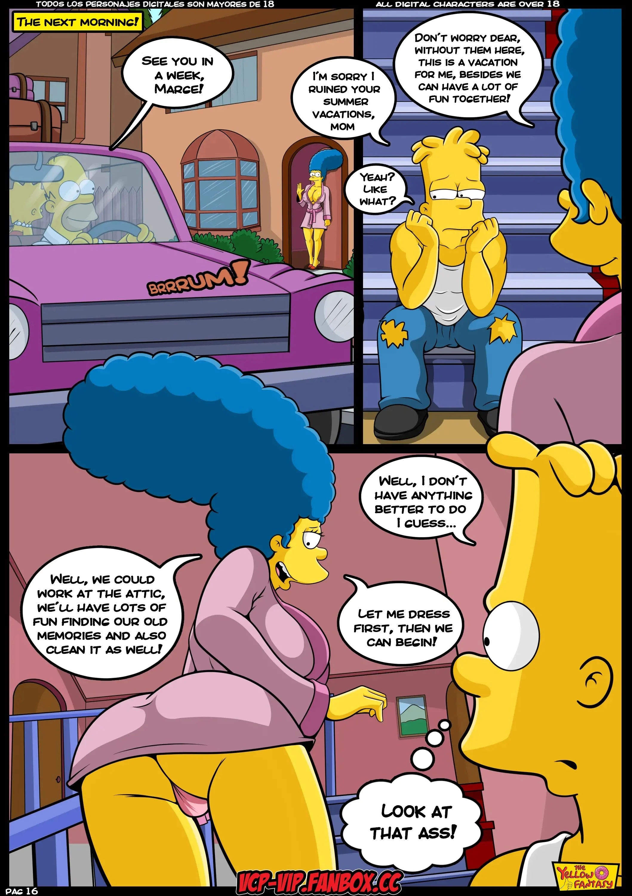 The Pastime (The Simpsons) [The Yellow Fantasy , Croc] 4 . From Ten To Twenty Something - Chapter 4 (The Simpsons) [The Yellow Fantasy] – page 17