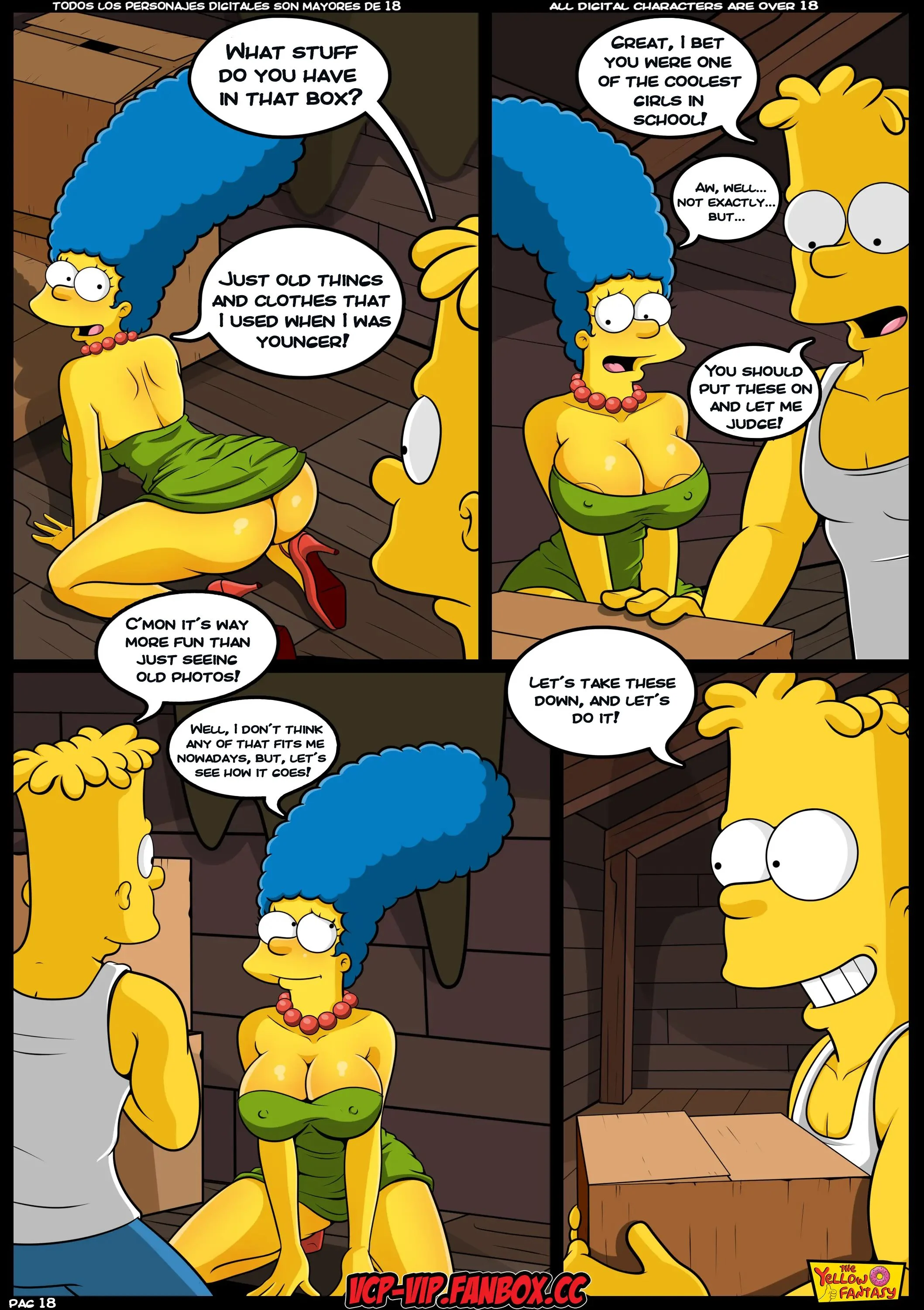The Pastime (The Simpsons) [The Yellow Fantasy , Croc] 4 . From Ten To Twenty Something - Chapter 4 (The Simpsons) [The Yellow Fantasy] – page 19