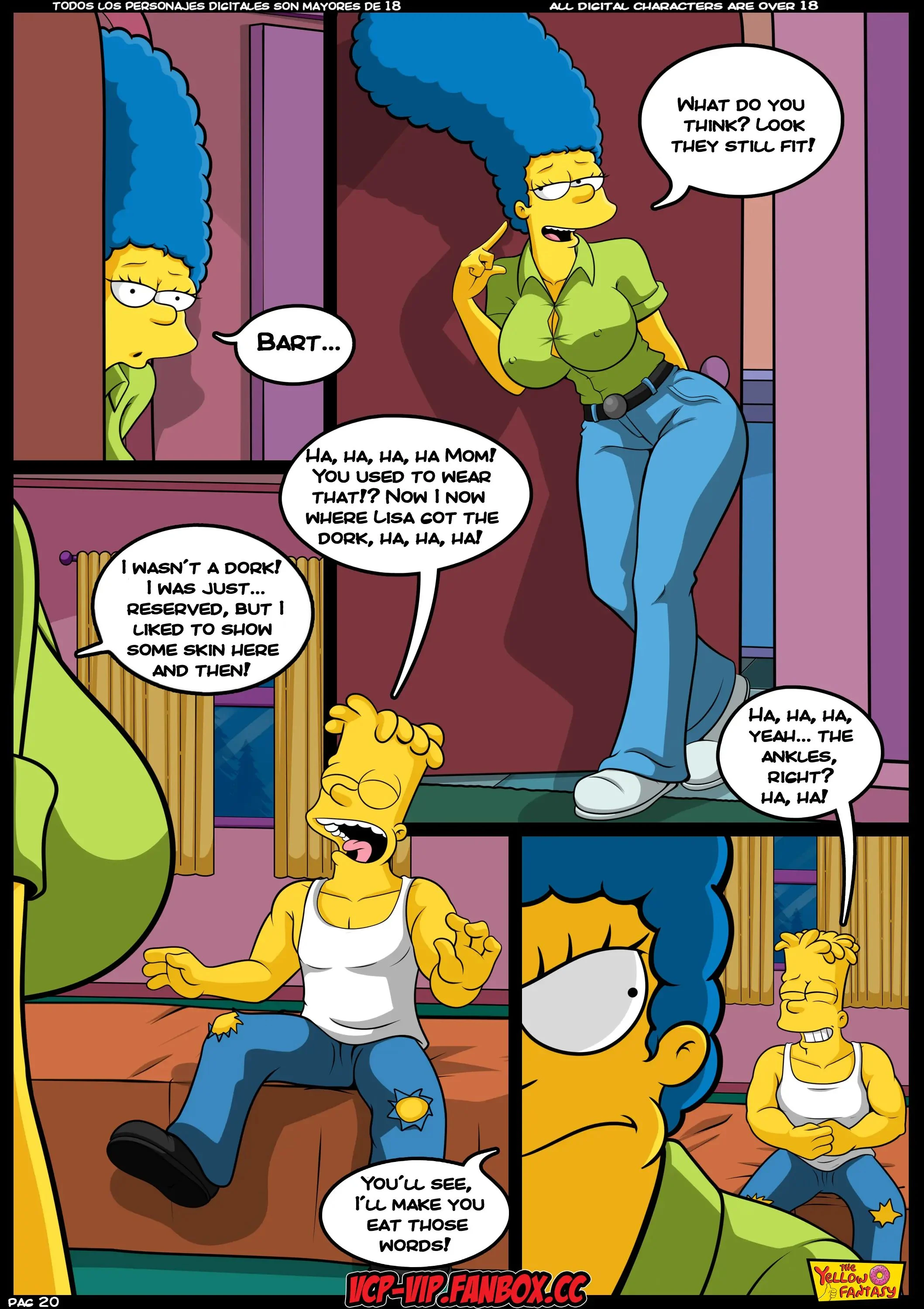 The Pastime (The Simpsons) [The Yellow Fantasy , Croc] 4 . From Ten To Twenty Something - Chapter 4 (The Simpsons) [The Yellow Fantasy] – page 21