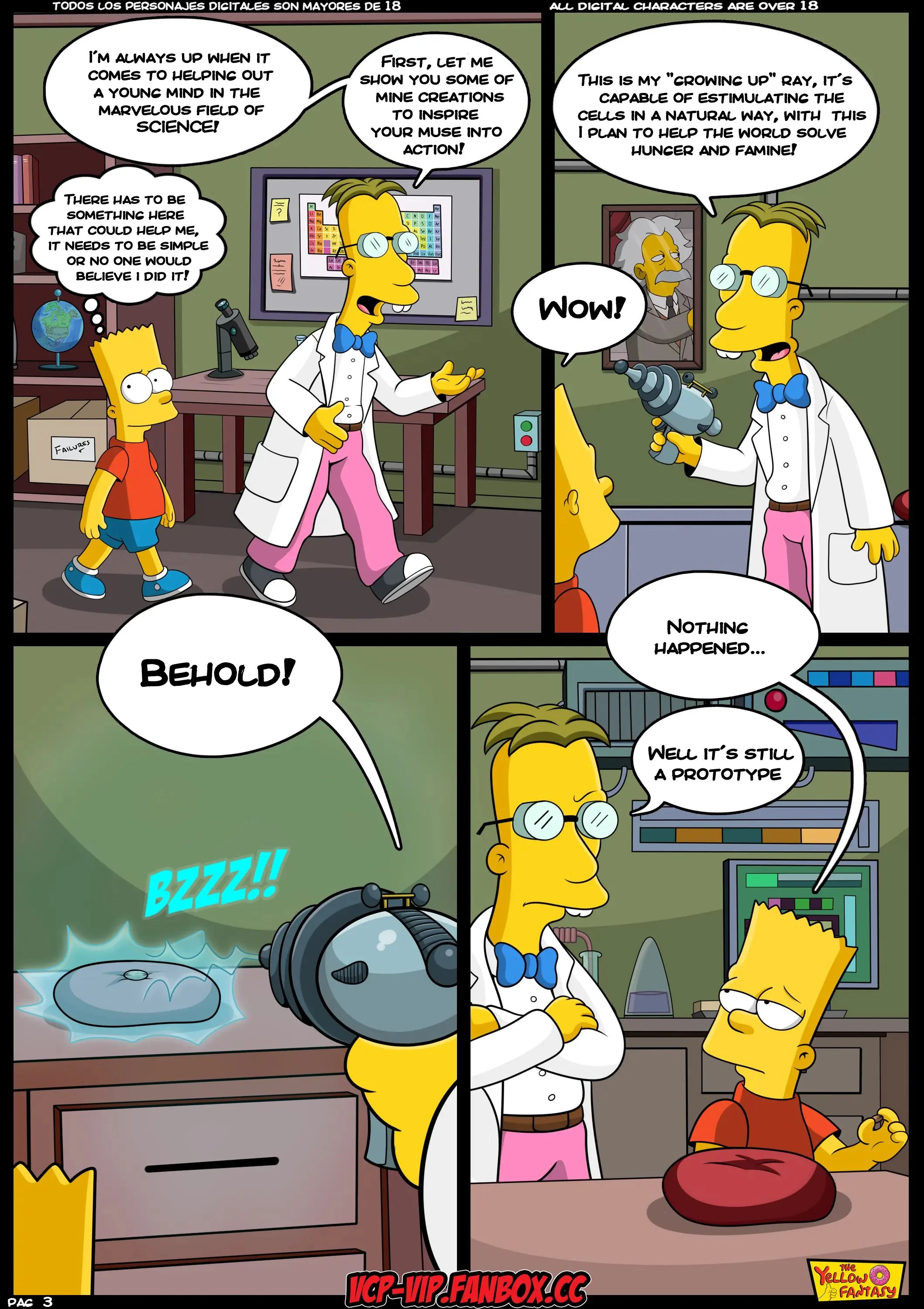The Pastime (The Simpsons) [The Yellow Fantasy , Croc] 4 . From Ten To Twenty Something - Chapter 4 (The Simpsons) [The Yellow Fantasy] – page 4