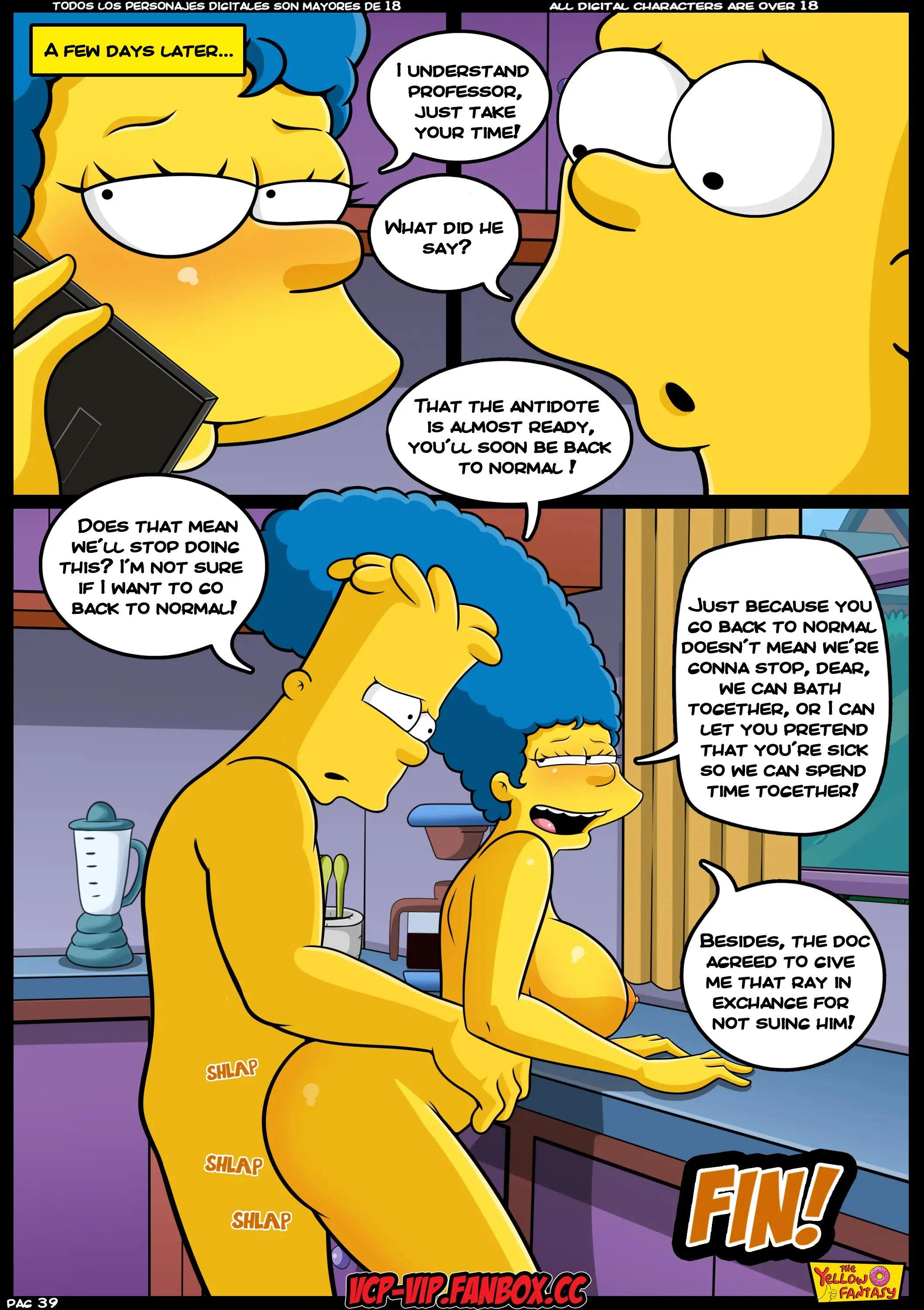 The Pastime (The Simpsons) [The Yellow Fantasy , Croc] 4 . From Ten To Twenty Something - Chapter 4 (The Simpsons) [The Yellow Fantasy] – page 40