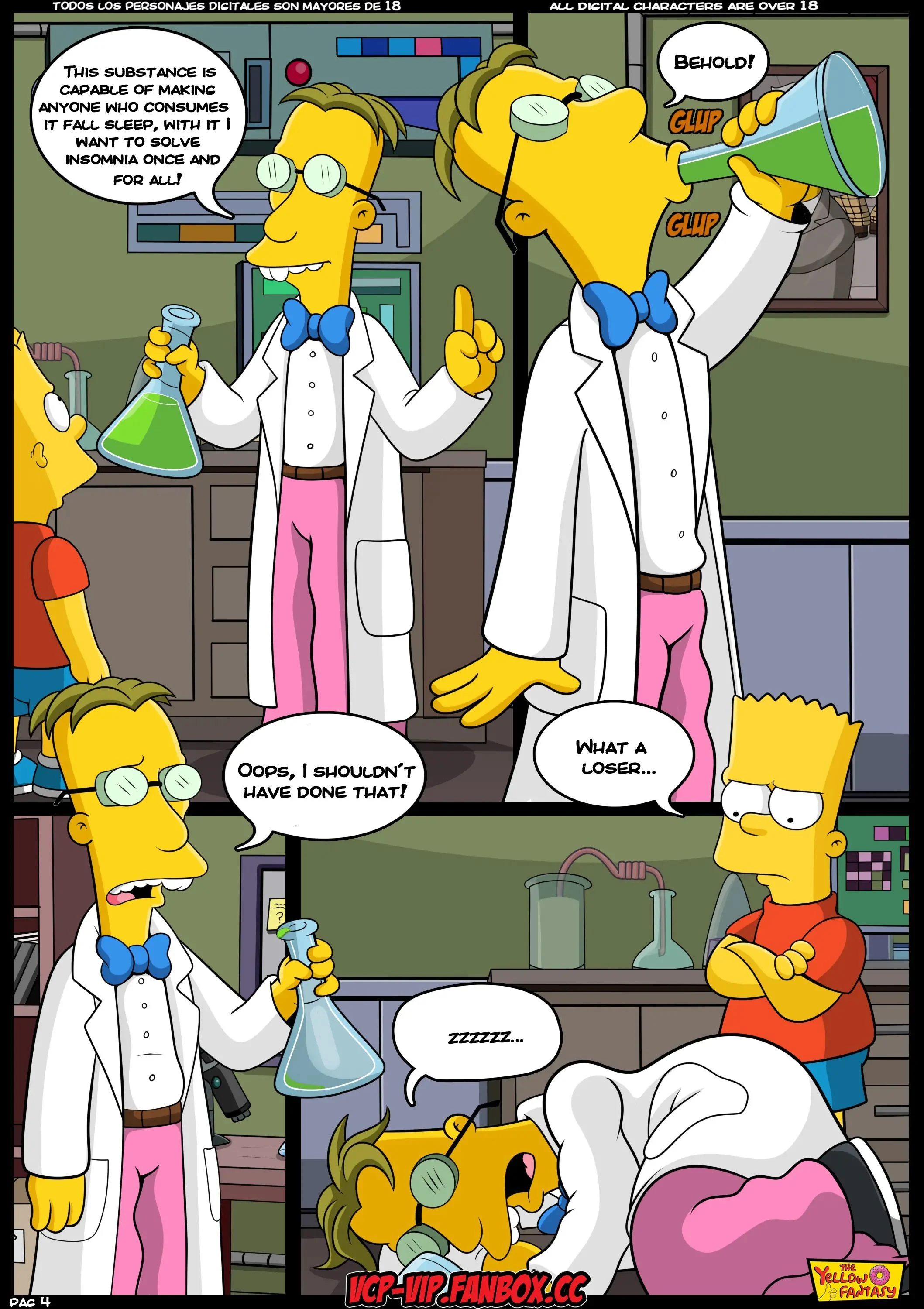 The Pastime (The Simpsons) [The Yellow Fantasy , Croc] 4 . From Ten To Twenty Something - Chapter 4 (The Simpsons) [The Yellow Fantasy] – page 5