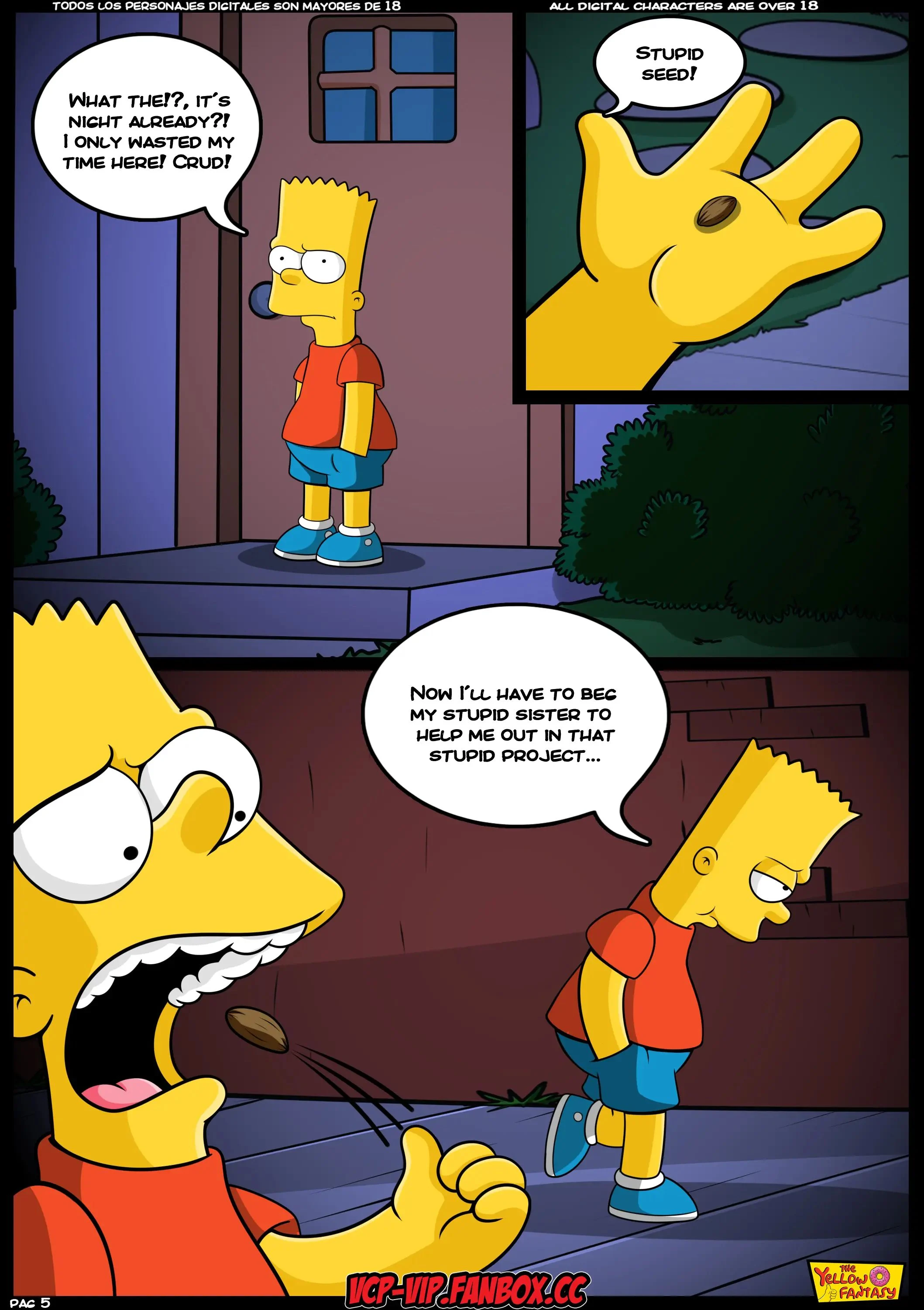 The Pastime (The Simpsons) [The Yellow Fantasy , Croc] 4 . From Ten To Twenty Something - Chapter 4 (The Simpsons) [The Yellow Fantasy] – page 6