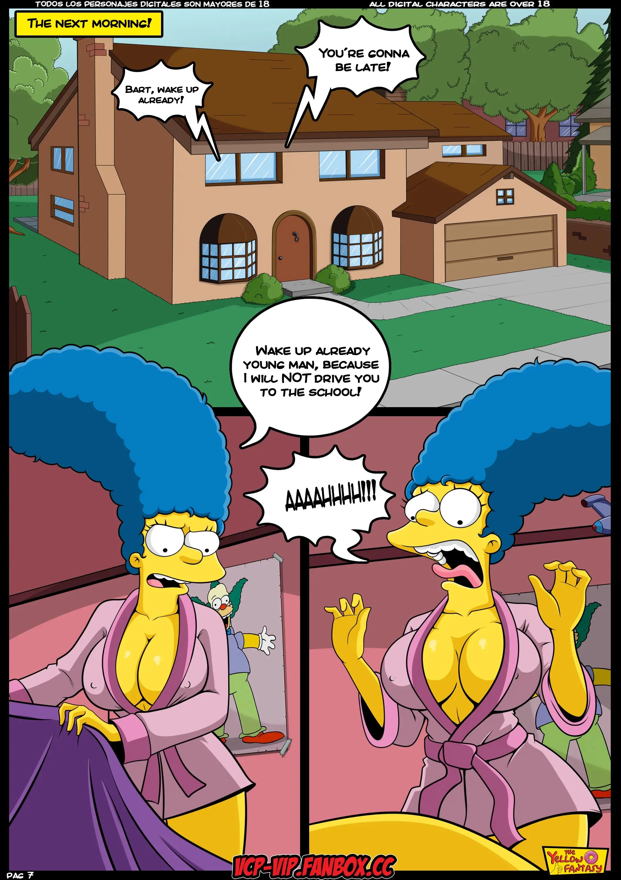 The Pastime (The Simpsons) [The Yellow Fantasy , Croc] 4 . From Ten To Twenty Something - Chapter 4 (The Simpsons) [The Yellow Fantasy] – page 8