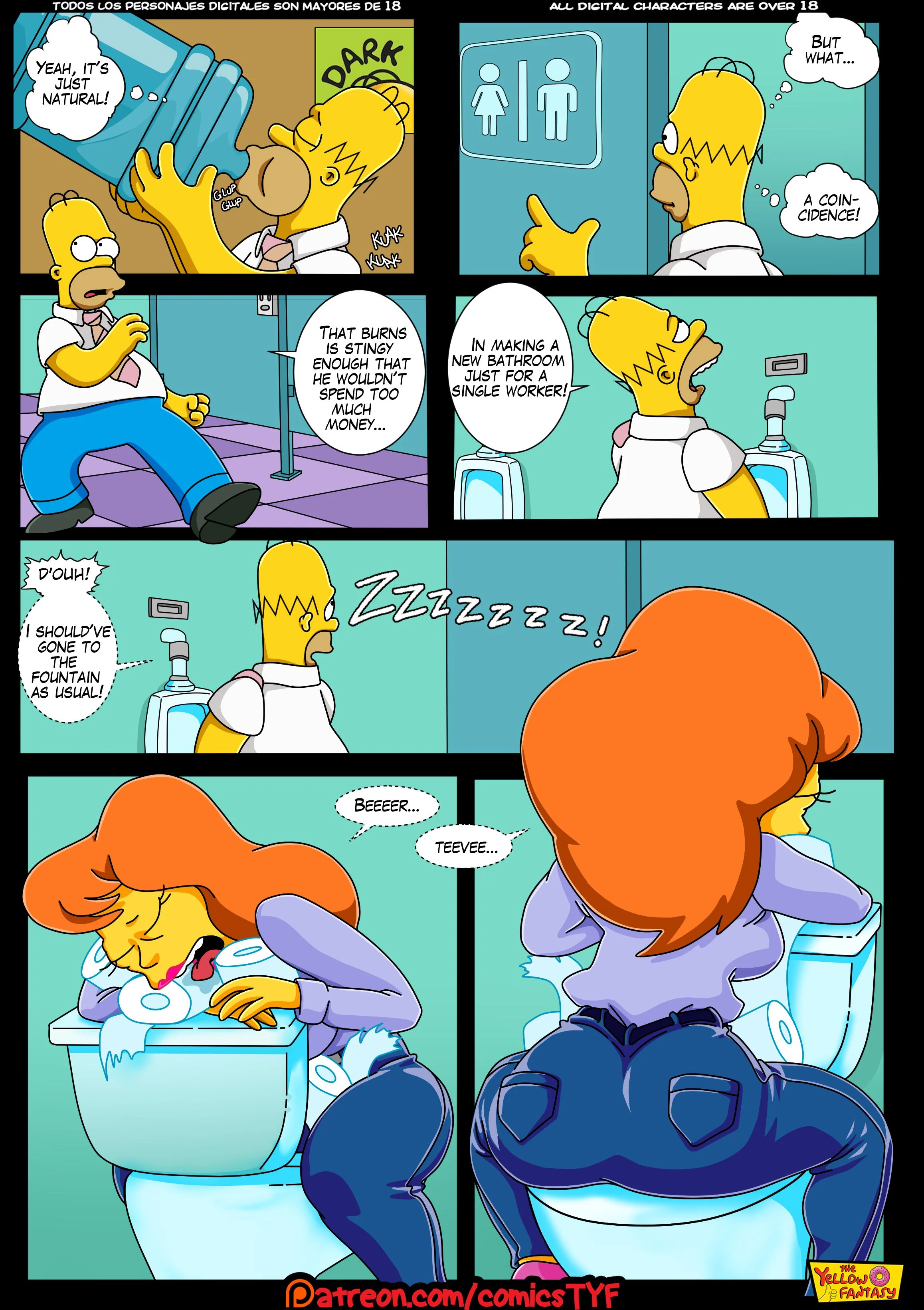 The Pastime (The Simpsons) [The Yellow Fantasy , Croc] 2 . Radioactive Love - Chapter 2 (The Simpsons) [The Yellow Fantasy] – page 10