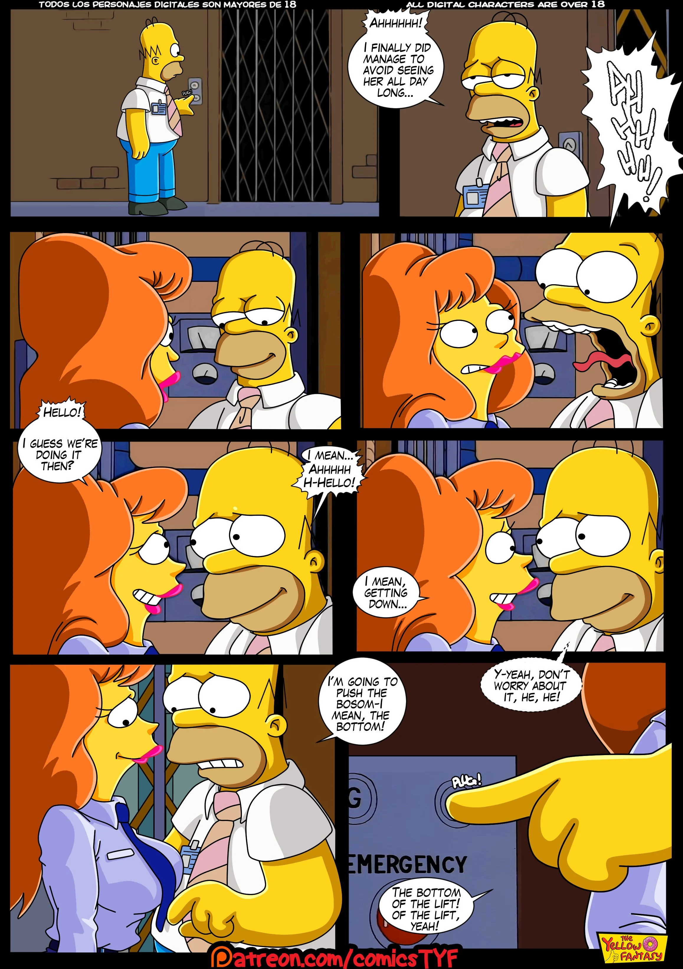 The Pastime (The Simpsons) [The Yellow Fantasy , Croc] 2 . Radioactive Love - Chapter 2 (The Simpsons) [The Yellow Fantasy] – page 16