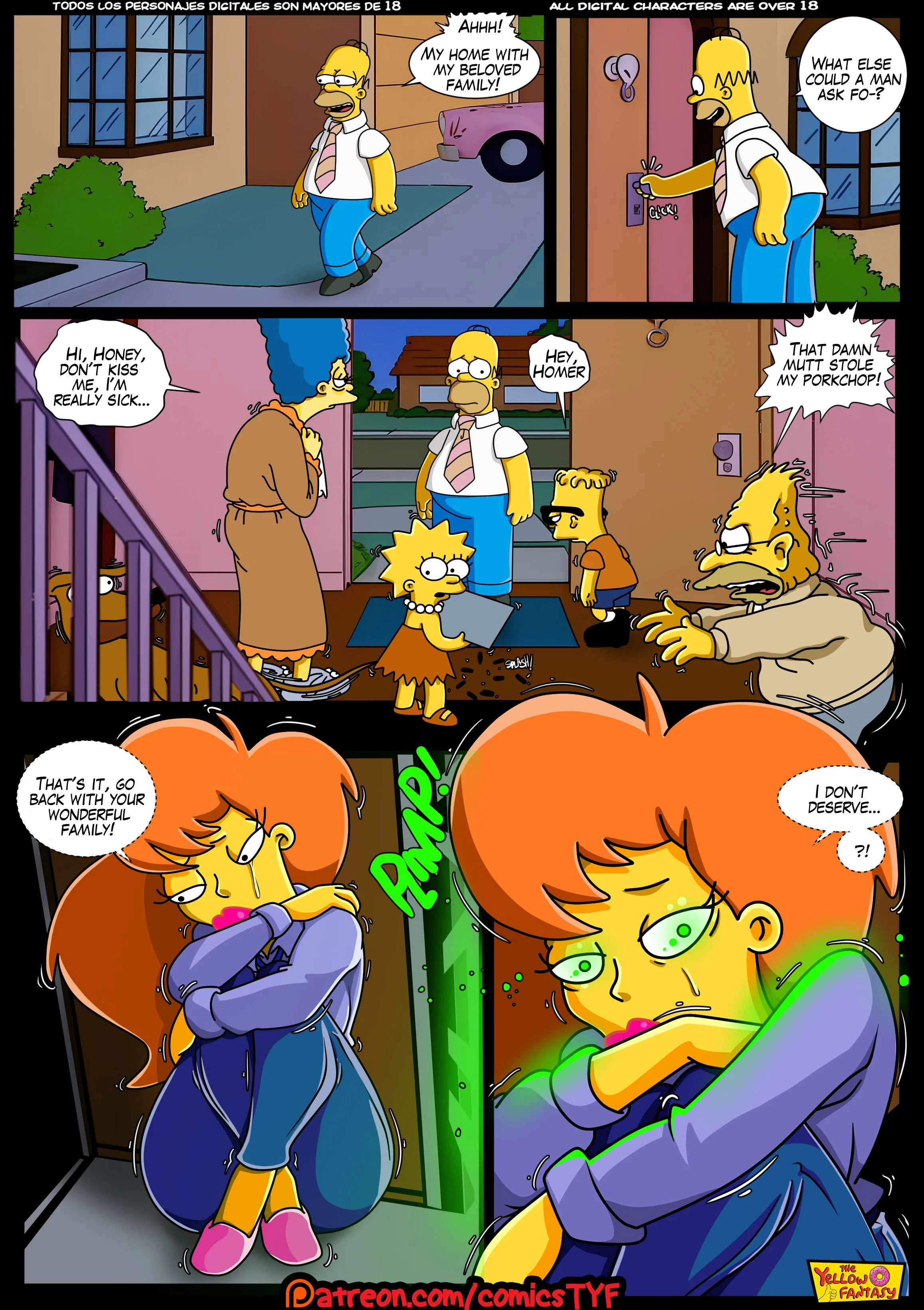 The Pastime (The Simpsons) [The Yellow Fantasy , Croc] 2 . Radioactive Love - Chapter 2 (The Simpsons) [The Yellow Fantasy] – page 24