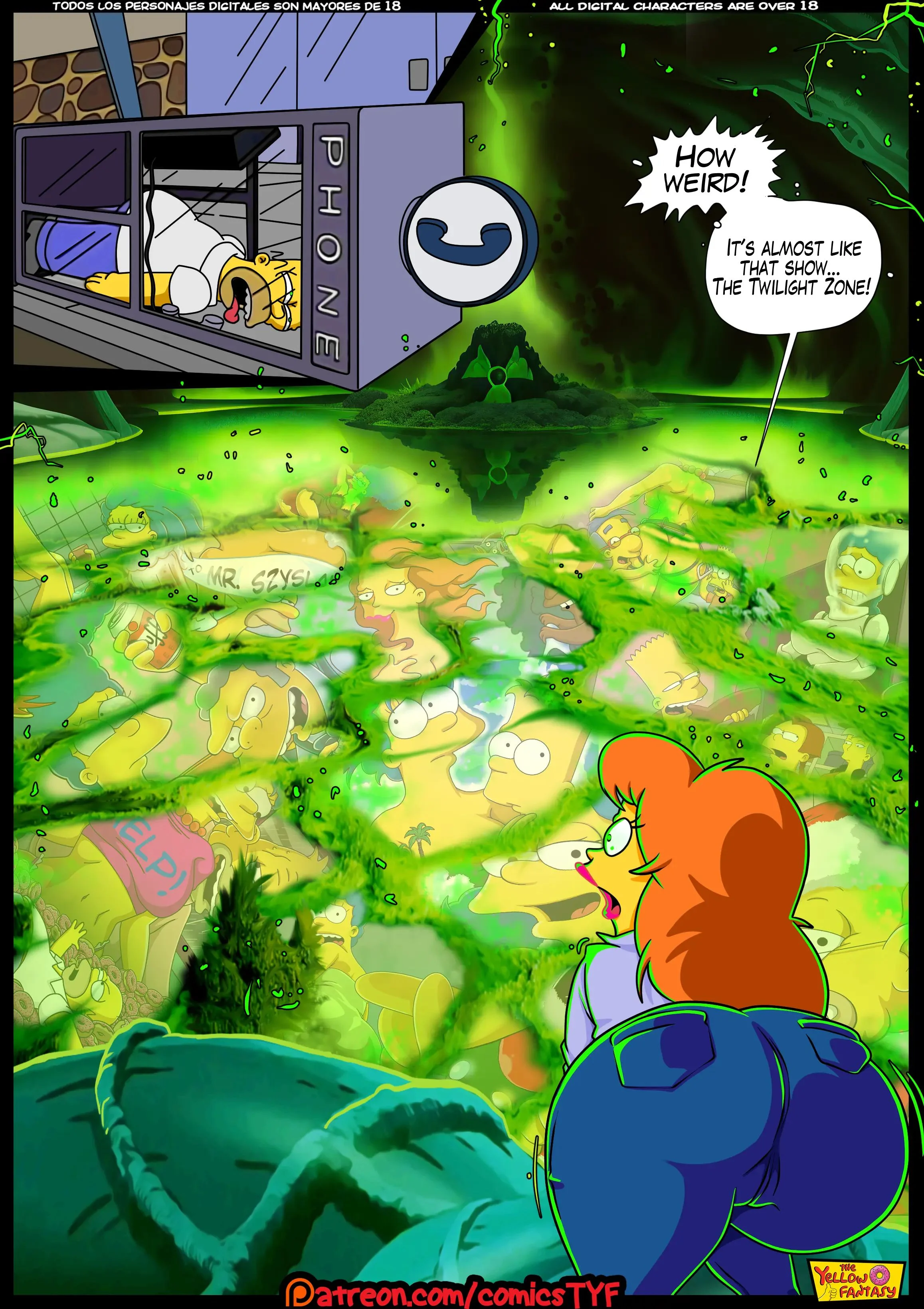 The Pastime (The Simpsons) [The Yellow Fantasy , Croc] 2 . Radioactive Love - Chapter 2 (The Simpsons) [The Yellow Fantasy] – page 28