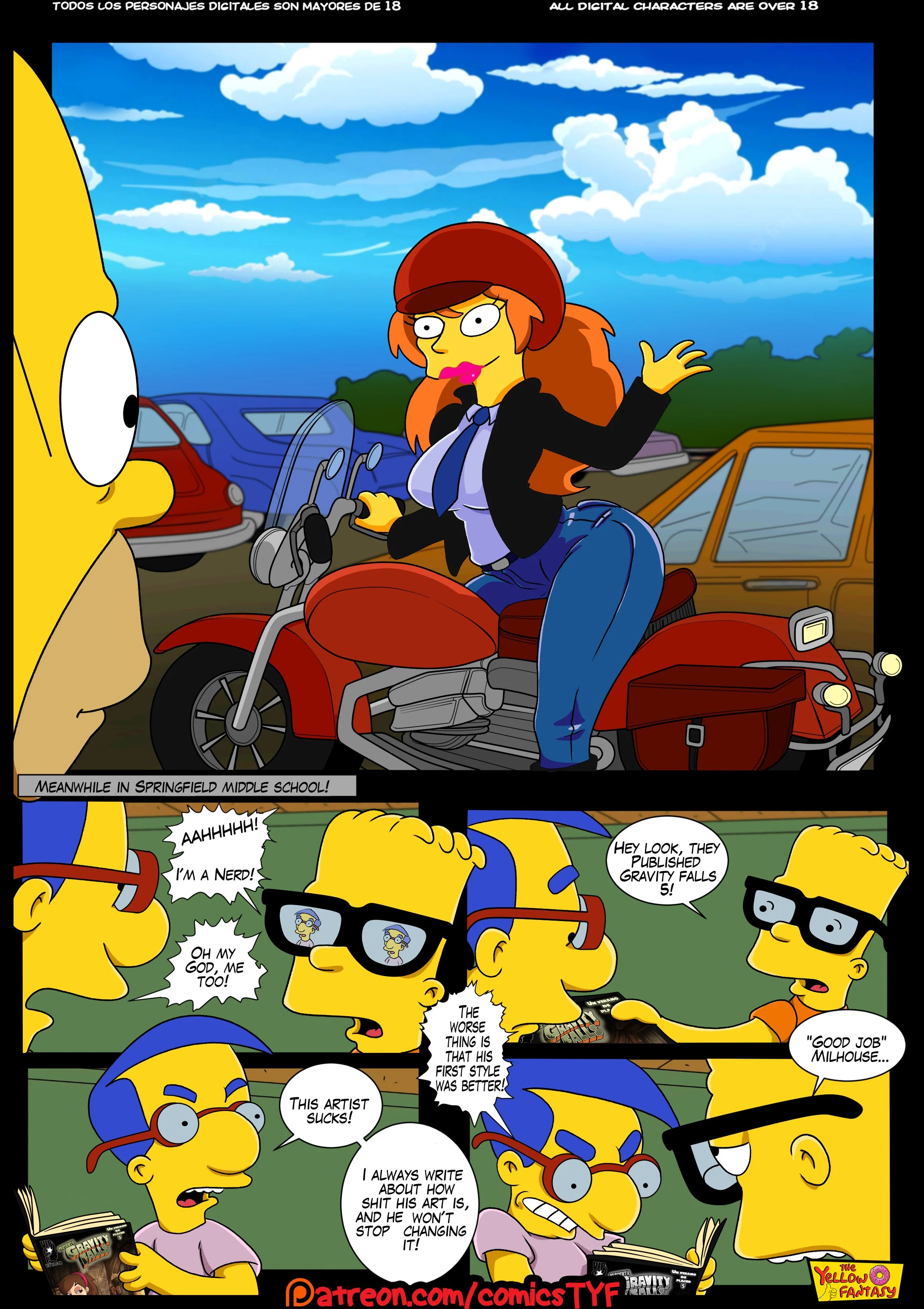 The Pastime (The Simpsons) [The Yellow Fantasy , Croc] 2 . Radioactive Love - Chapter 2 (The Simpsons) [The Yellow Fantasy] – page 4