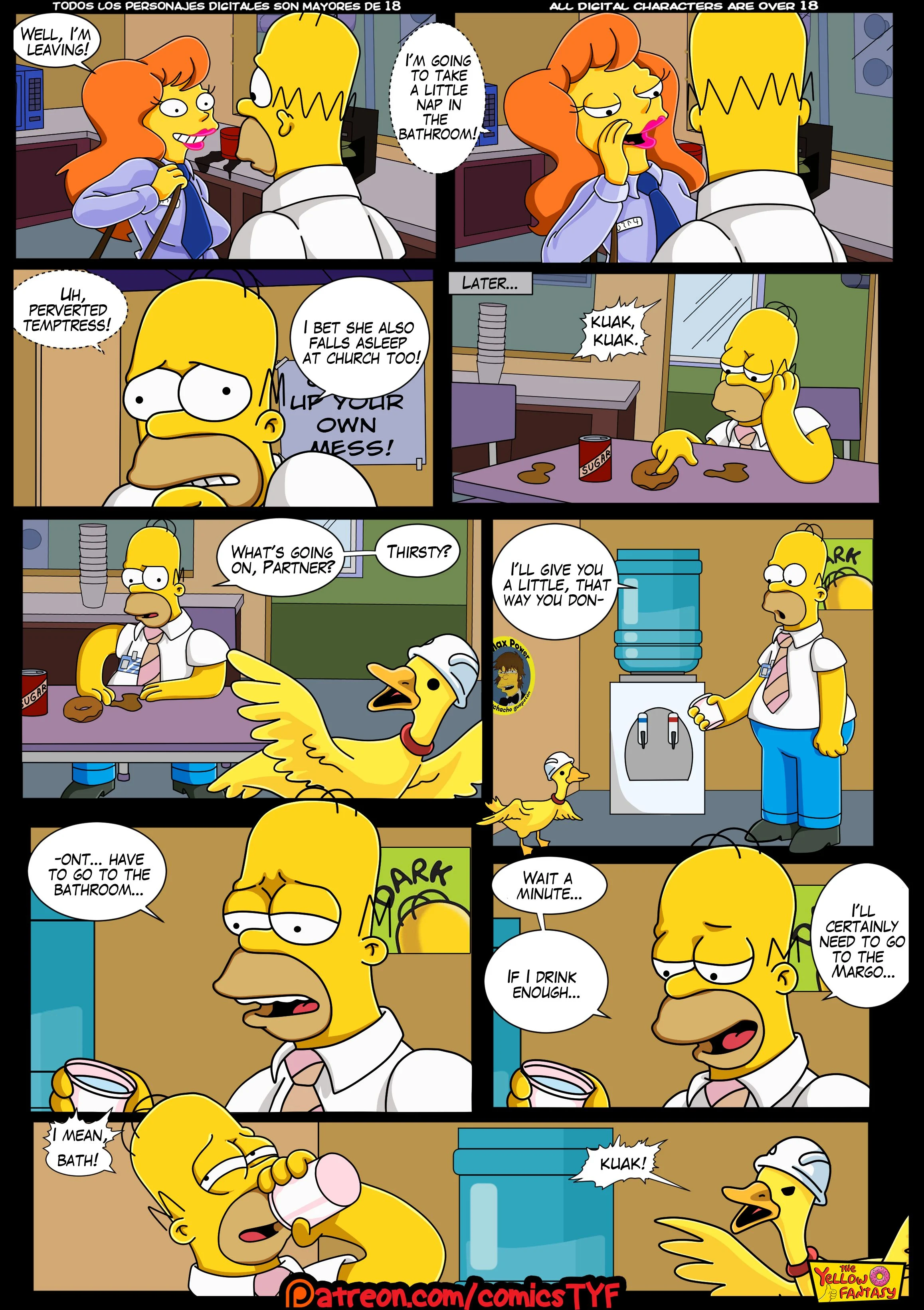 The Pastime (The Simpsons) [The Yellow Fantasy , Croc] 2 . Radioactive Love - Chapter 2 (The Simpsons) [The Yellow Fantasy] – page 9
