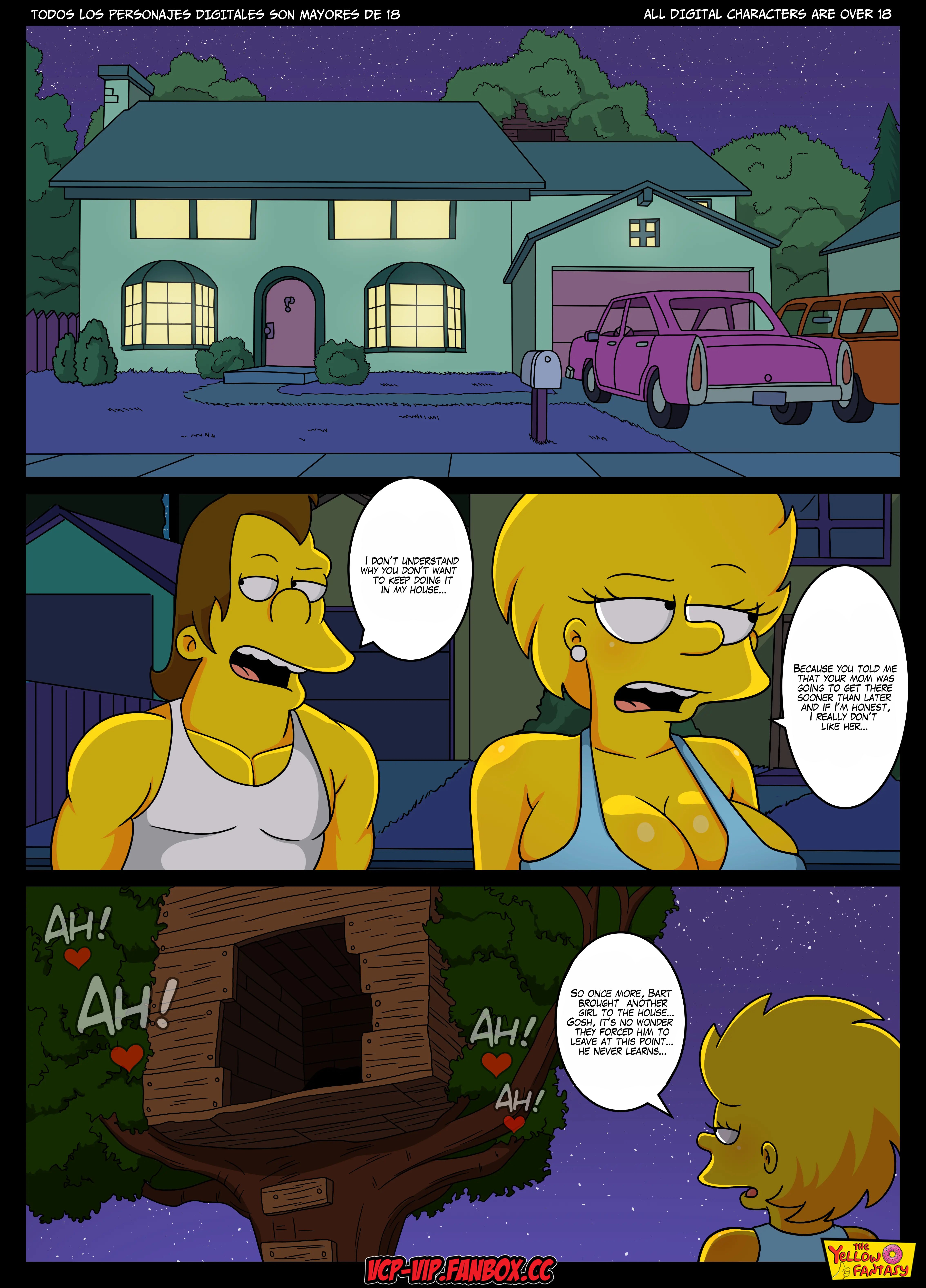 The Pastime (The Simpsons) [The Yellow Fantasy , Croc] 8 . Nelson's Tutor - Chapter 8 (The Simpsons) [The Yellow Fantasy] – page 12