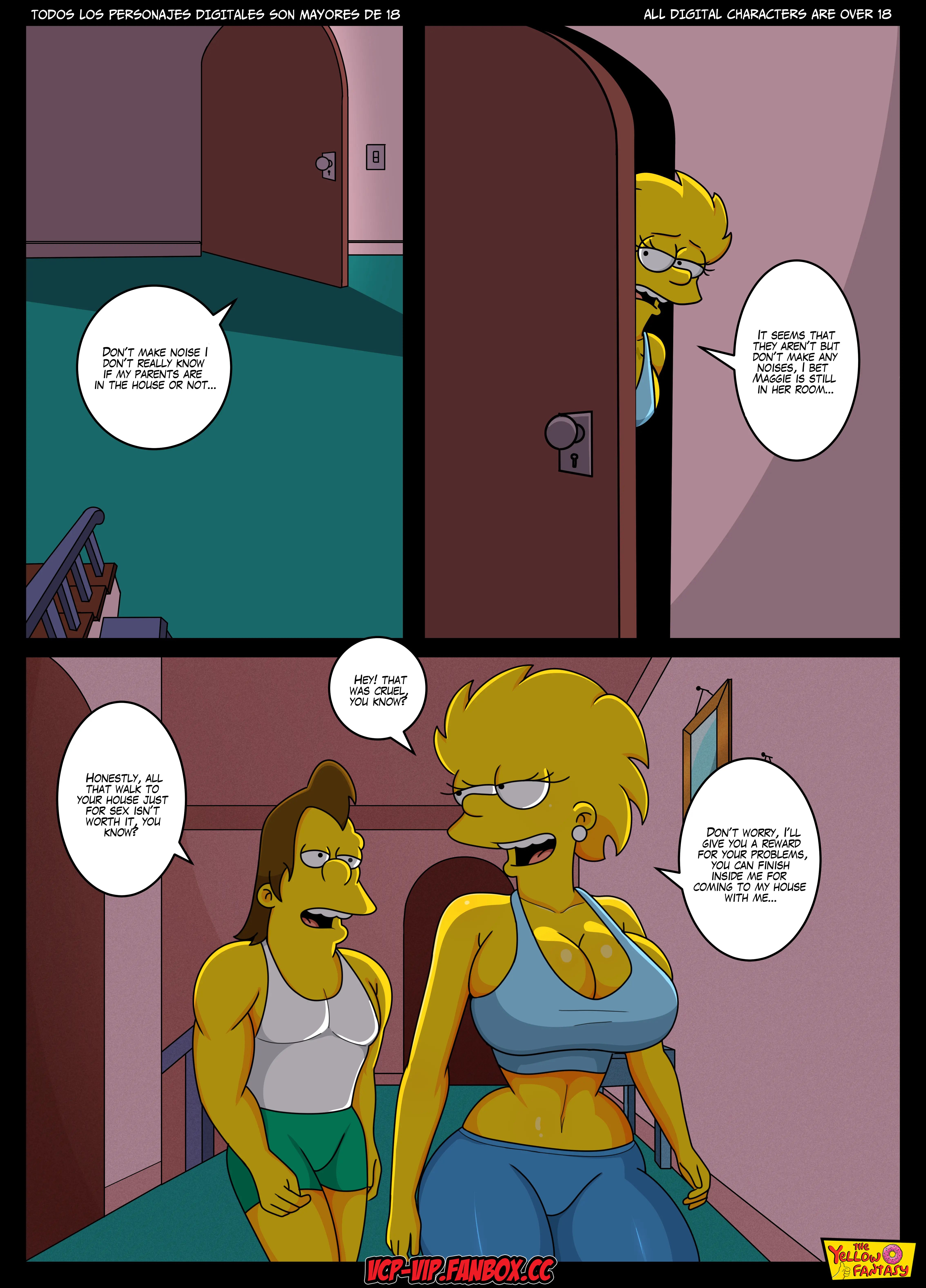 The Pastime (The Simpsons) [The Yellow Fantasy , Croc] 8 . Nelson's Tutor - Chapter 8 (The Simpsons) [The Yellow Fantasy] – page 13