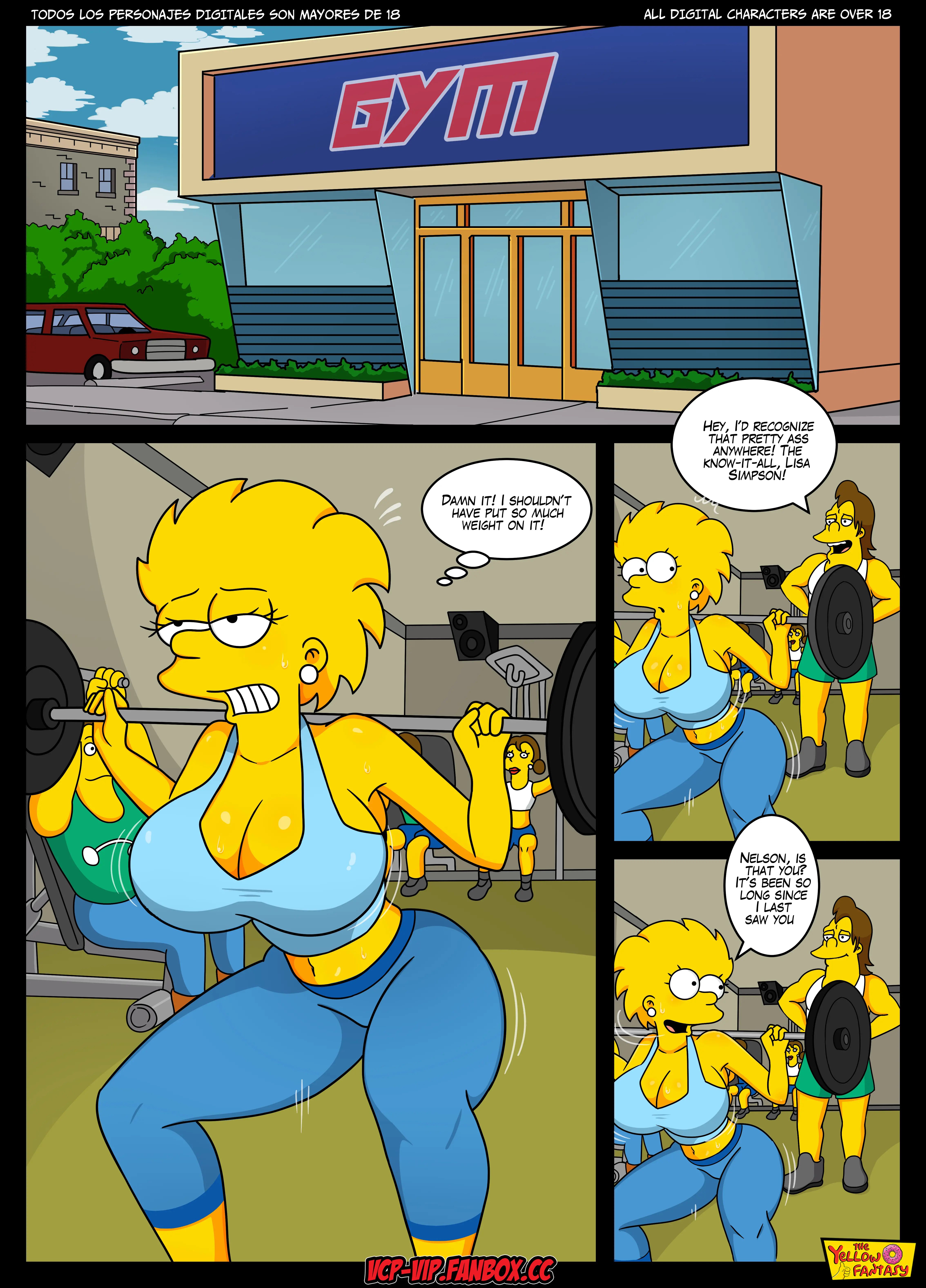 The Pastime (The Simpsons) [The Yellow Fantasy , Croc] 8 . Nelson's Tutor - Chapter 8 (The Simpsons) [The Yellow Fantasy] – page 2