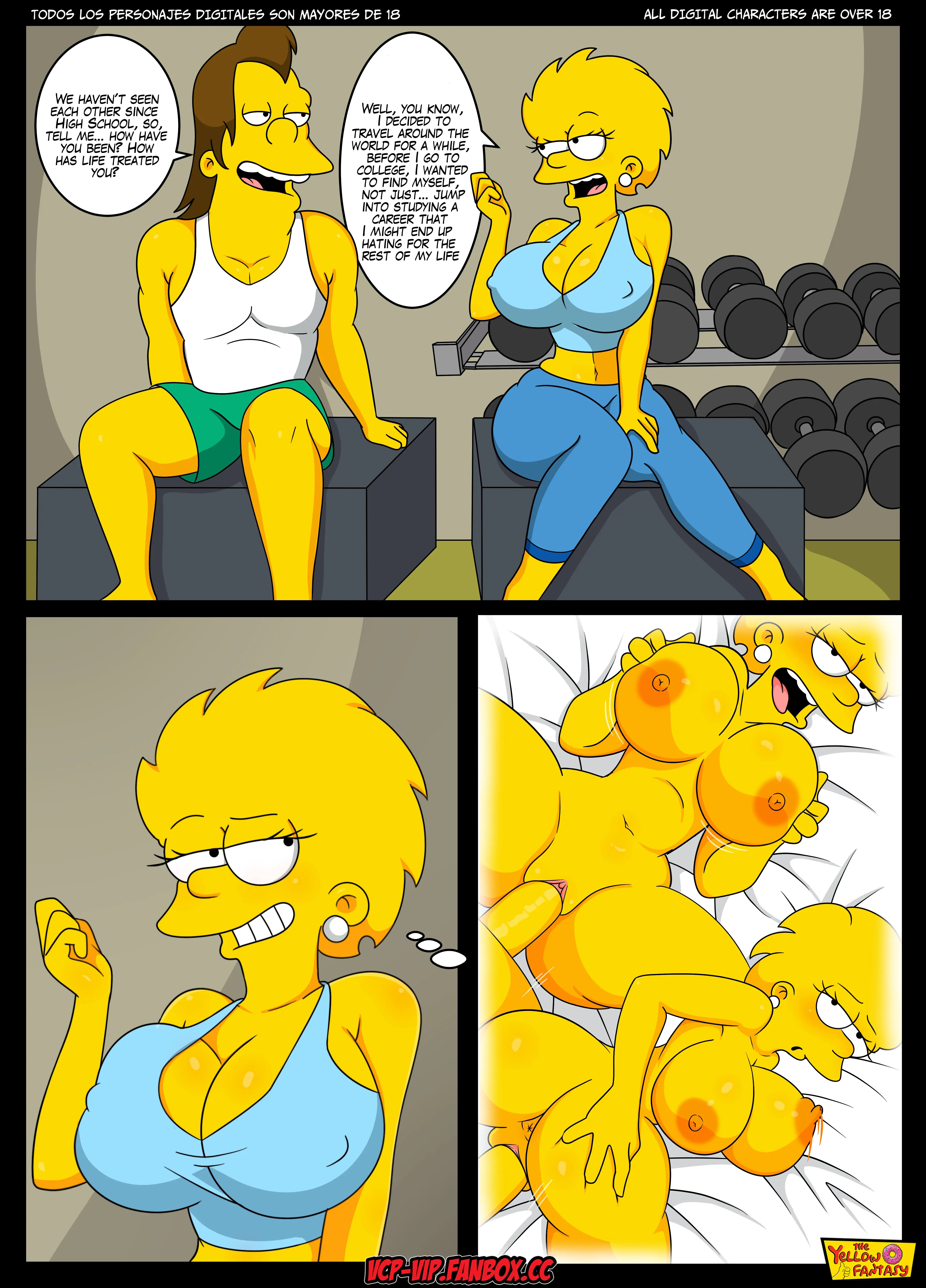The Pastime (The Simpsons) [The Yellow Fantasy , Croc] 8 . Nelson's Tutor - Chapter 8 (The Simpsons) [The Yellow Fantasy] – page 3