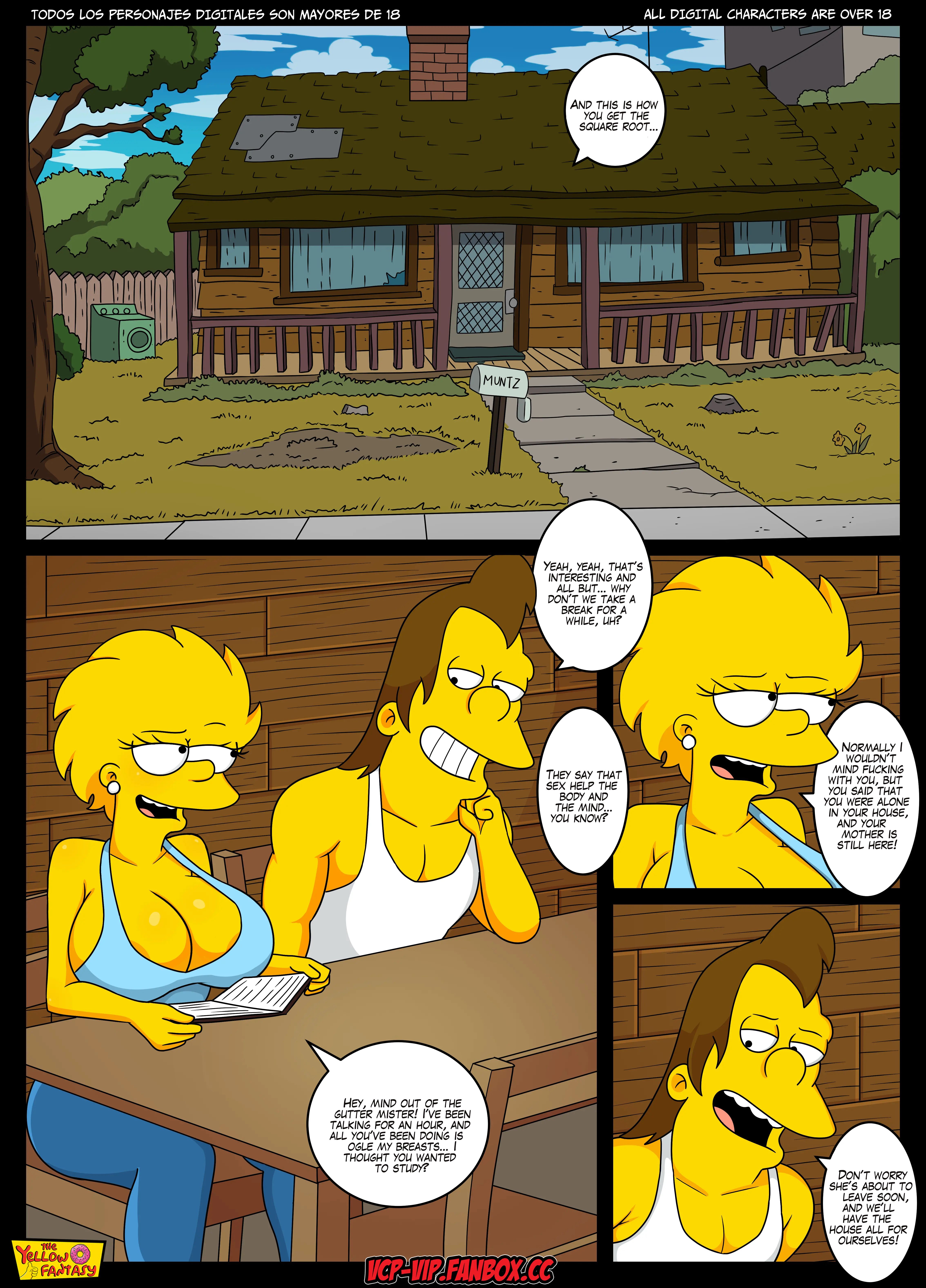 The Pastime (The Simpsons) [The Yellow Fantasy , Croc] 8 . Nelson's Tutor - Chapter 8 (The Simpsons) [The Yellow Fantasy] – page 5