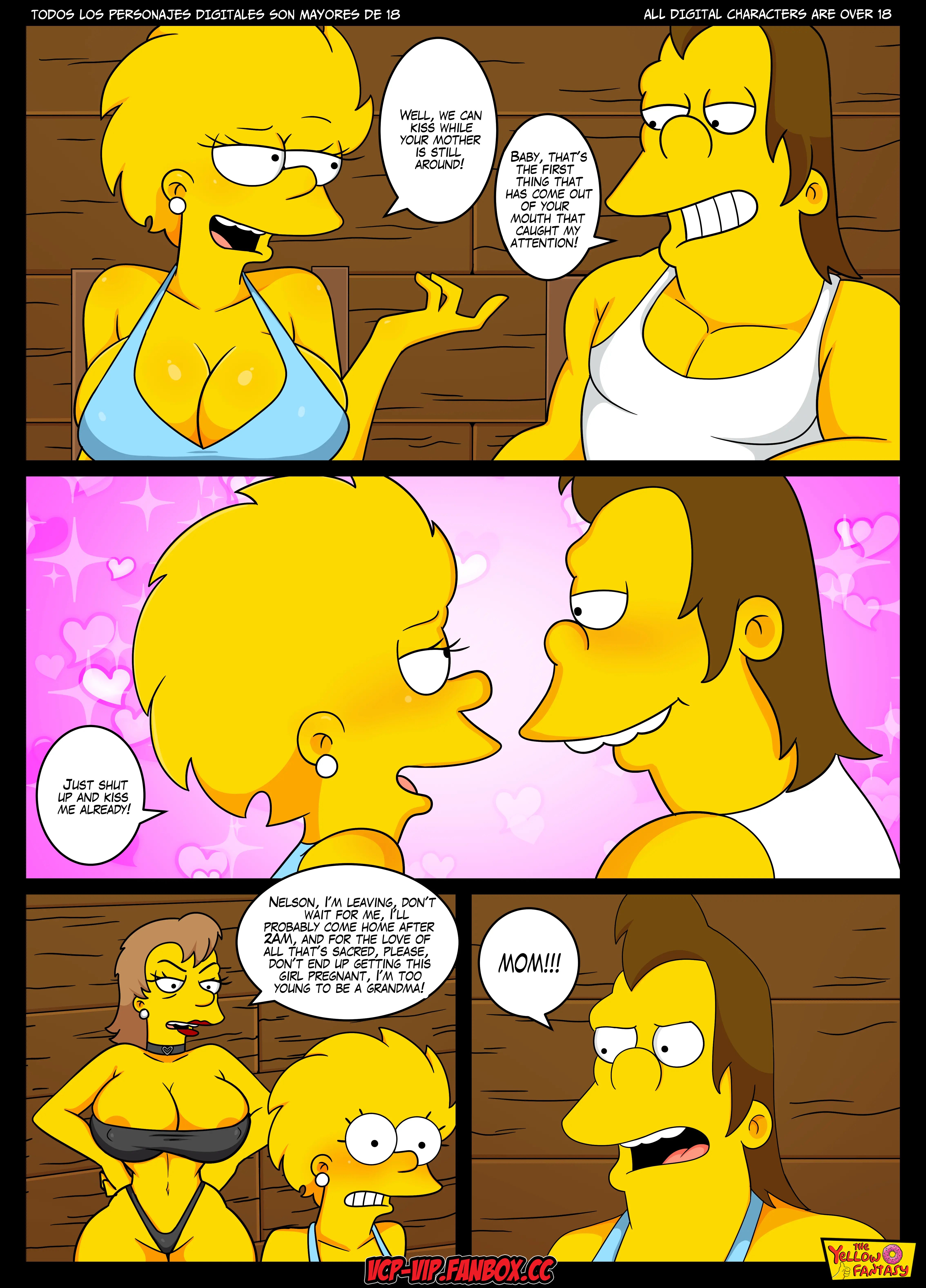The Pastime (The Simpsons) [The Yellow Fantasy , Croc] 8 . Nelson's Tutor - Chapter 8 (The Simpsons) [The Yellow Fantasy] – page 6