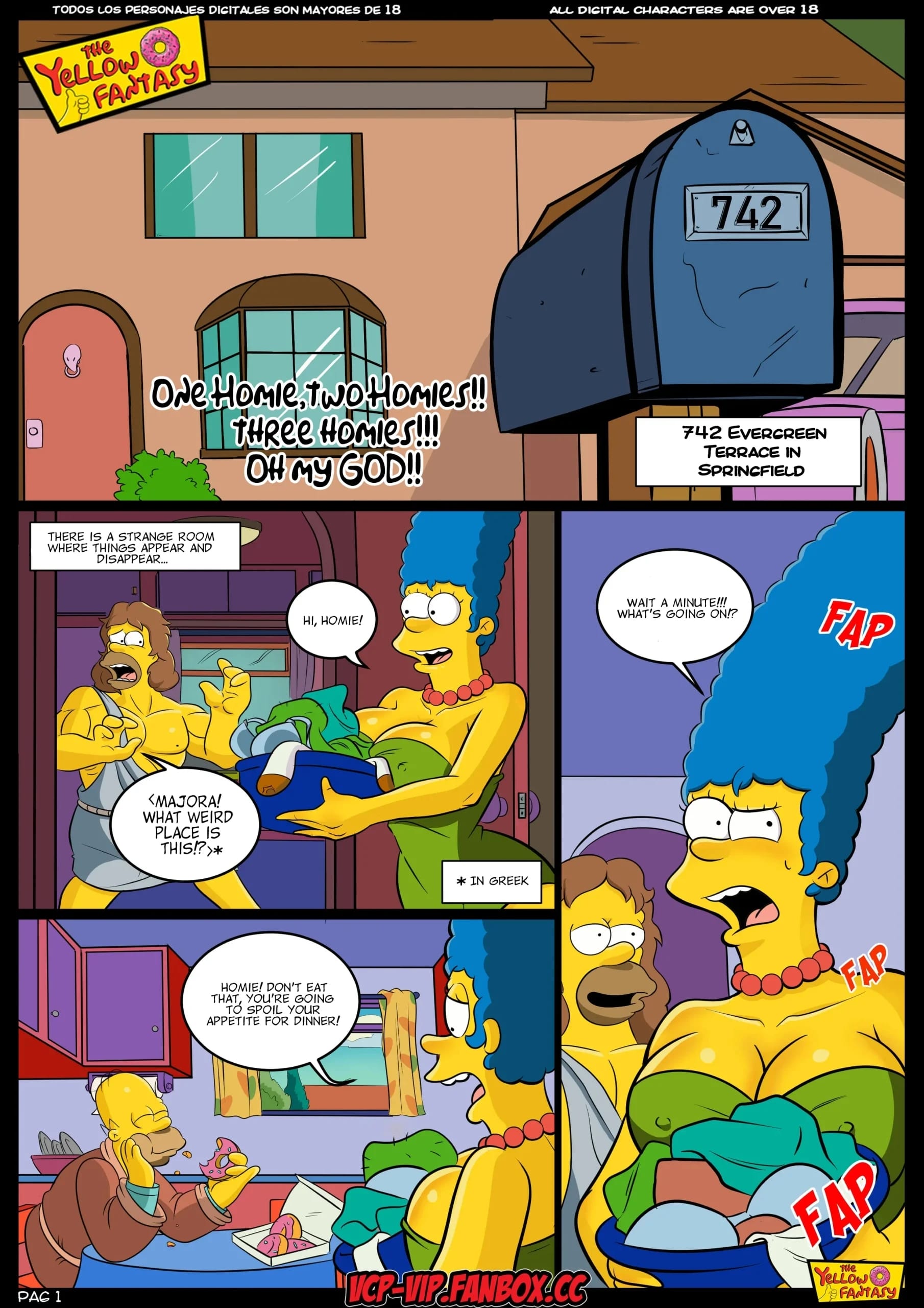The Pastime (The Simpsons) [The Yellow Fantasy , Croc] 14 . Dicklegangers - Chapter 14 (The Simpsons) [The Yellow Fantasy , Croc] – page 2