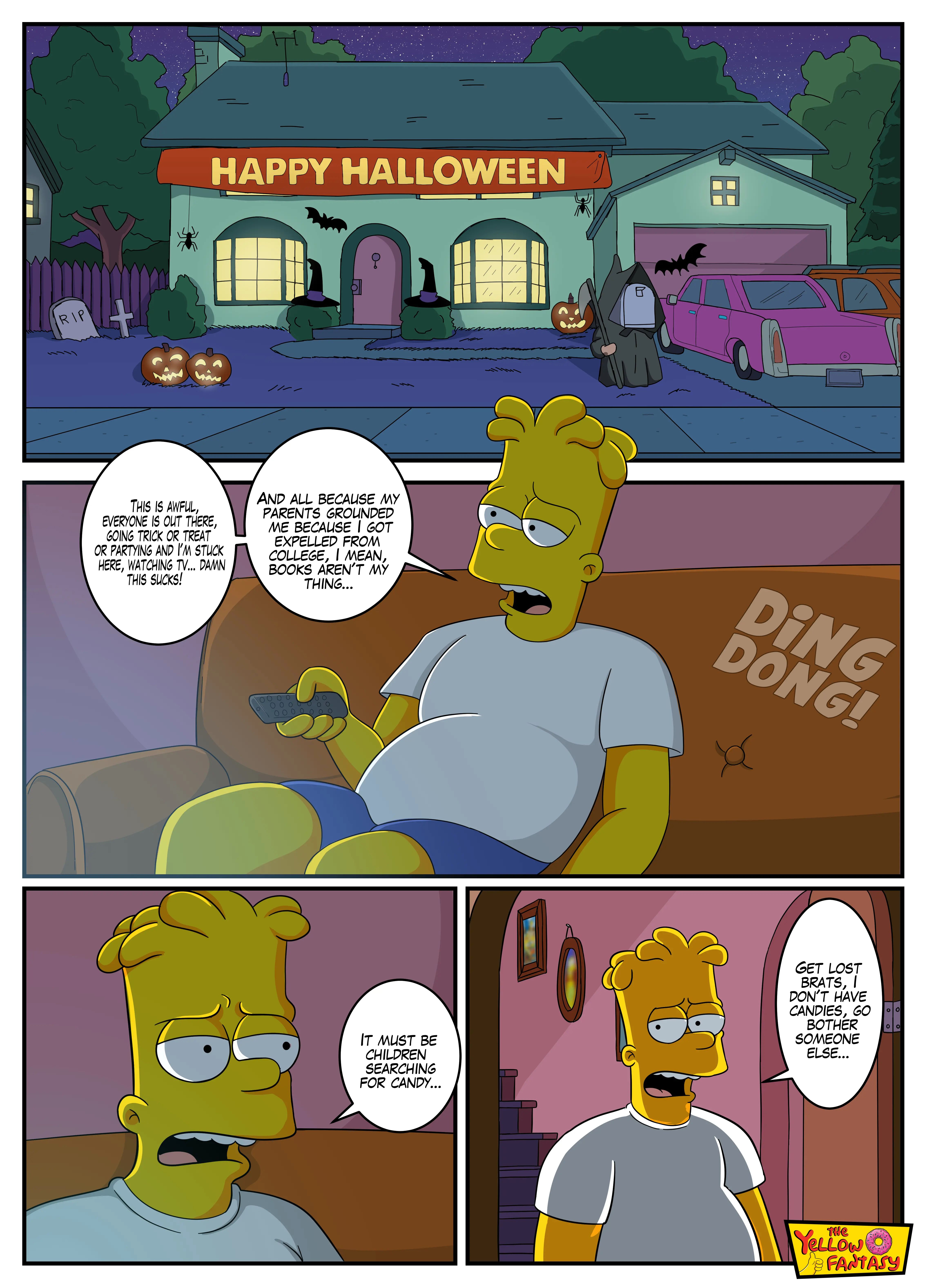 The Pastime (The Simpsons) [The Yellow Fantasy , Croc] 5 . Halloween Special - Chapter 5 (The Simpsons) [The Yellow Fantasy] – page 2