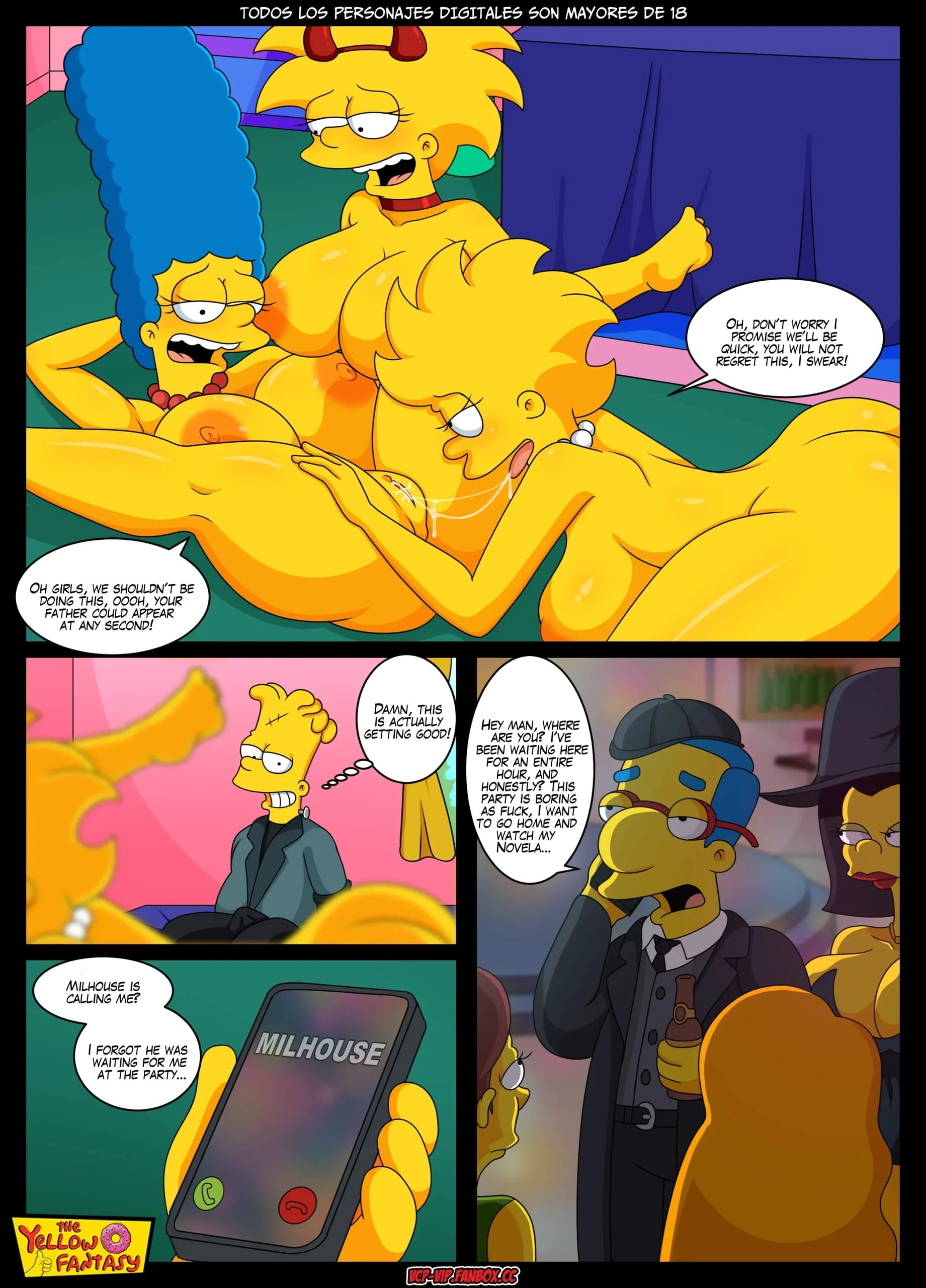 The Pastime (The Simpsons) [The Yellow Fantasy , Croc] 12 . Spooktacular Halloween Party Fun - Chapter 12 (The Simpsons) [The Yellow Fantasy , Croc] – page 6