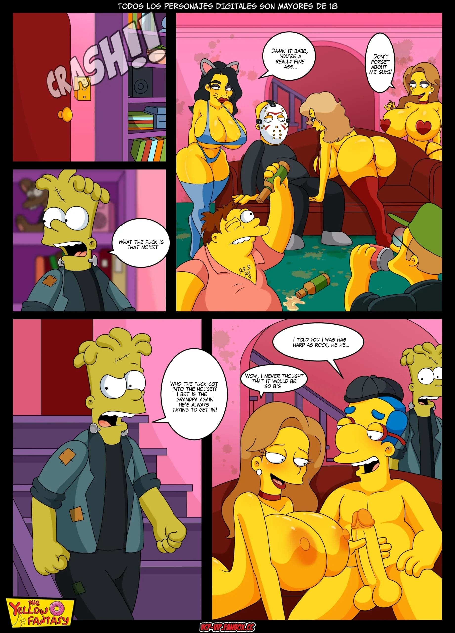 The Pastime (The Simpsons) [The Yellow Fantasy , Croc] 12 . Spooktacular Halloween Party Fun - Chapter 12 (The Simpsons) [The Yellow Fantasy , Croc] – page 9