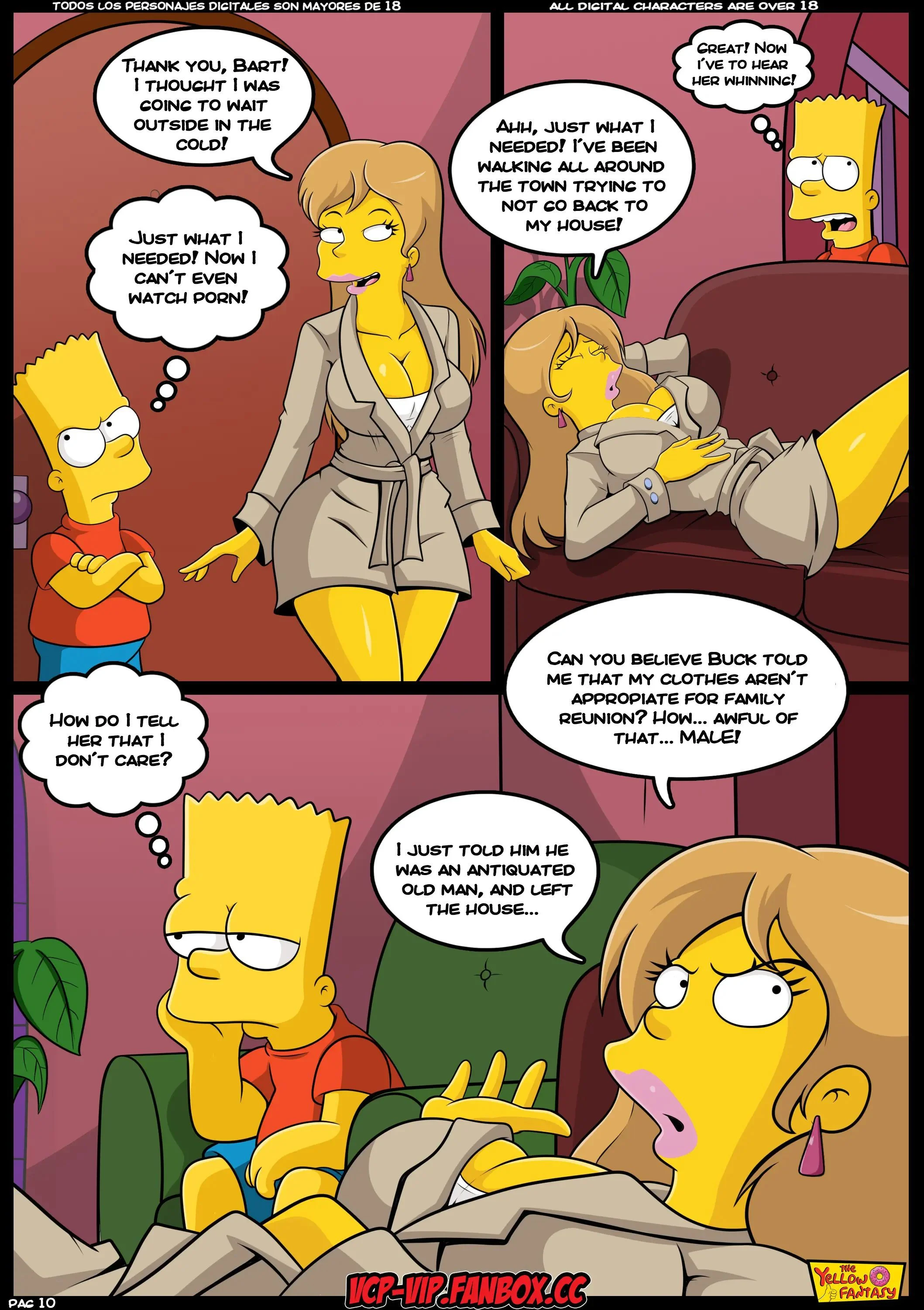 The Pastime (The Simpsons) [The Yellow Fantasy , Croc] 9 . Babysitting Without Babysitting - Chapter 9 (The Simpsons) [The Yellow Fantasy] – page 11