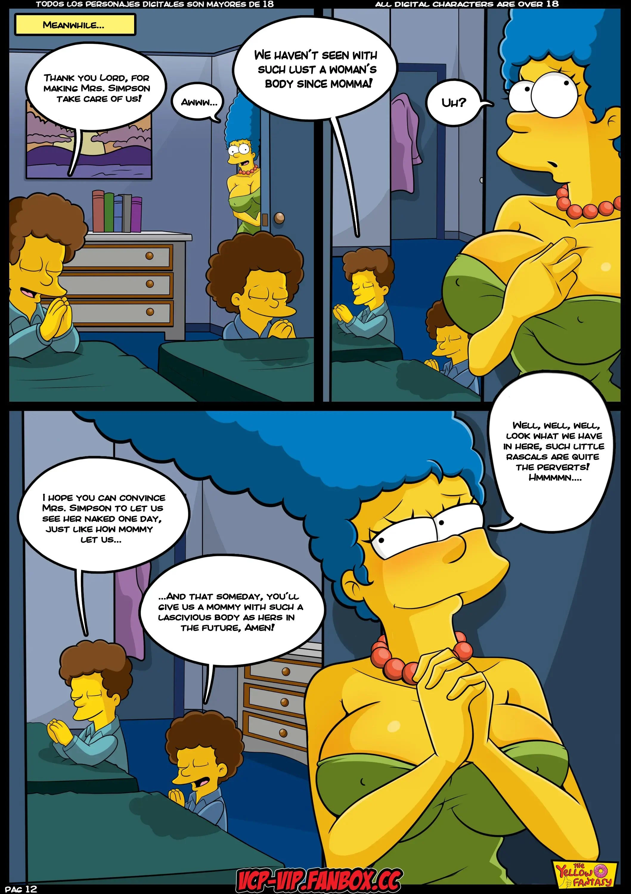 The Pastime (The Simpsons) [The Yellow Fantasy , Croc] 9 . Babysitting Without Babysitting - Chapter 9 (The Simpsons) [The Yellow Fantasy] – page 13