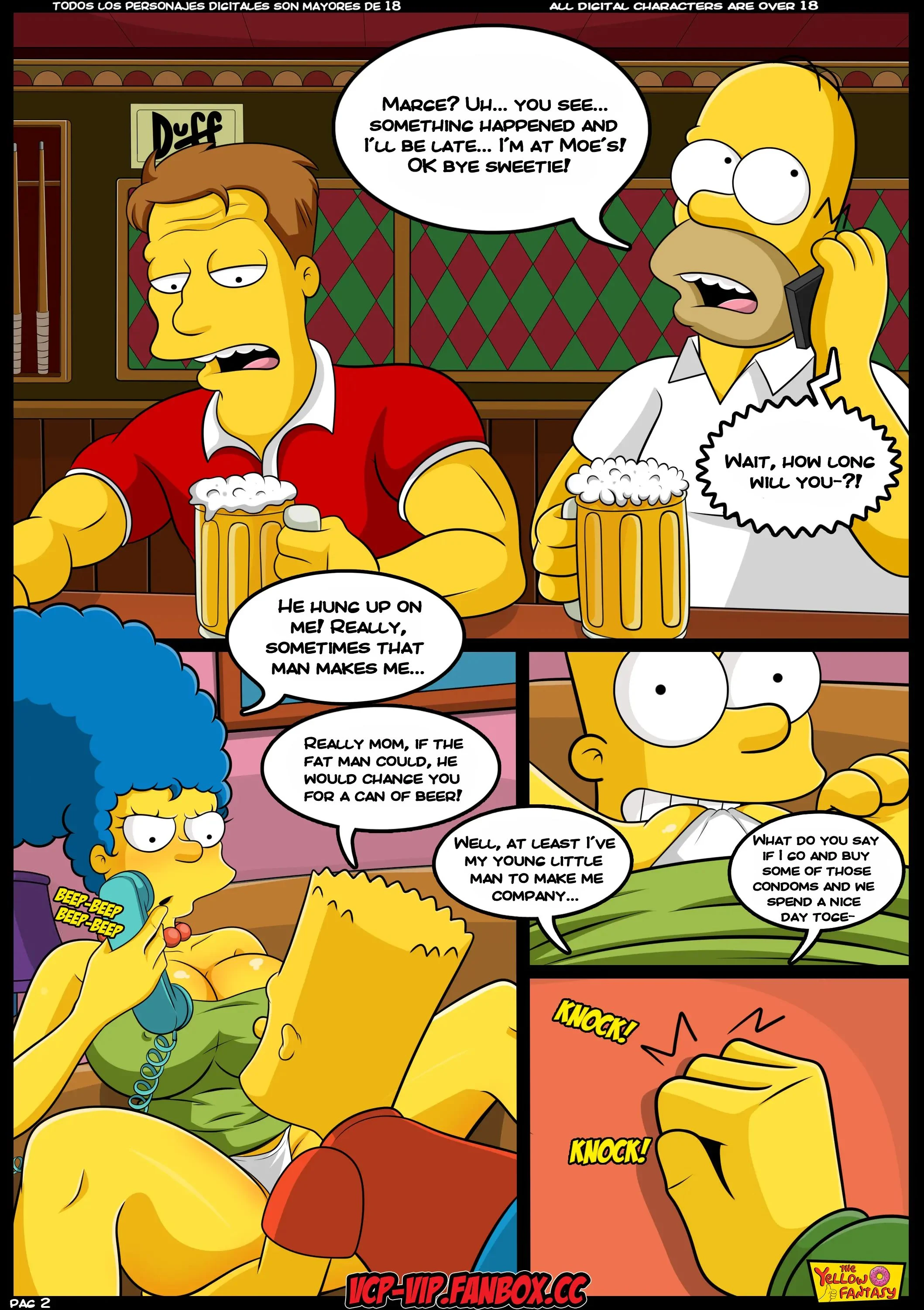 The Pastime (The Simpsons) [The Yellow Fantasy , Croc] 9 . Babysitting Without Babysitting - Chapter 9 (The Simpsons) [The Yellow Fantasy] – page 3