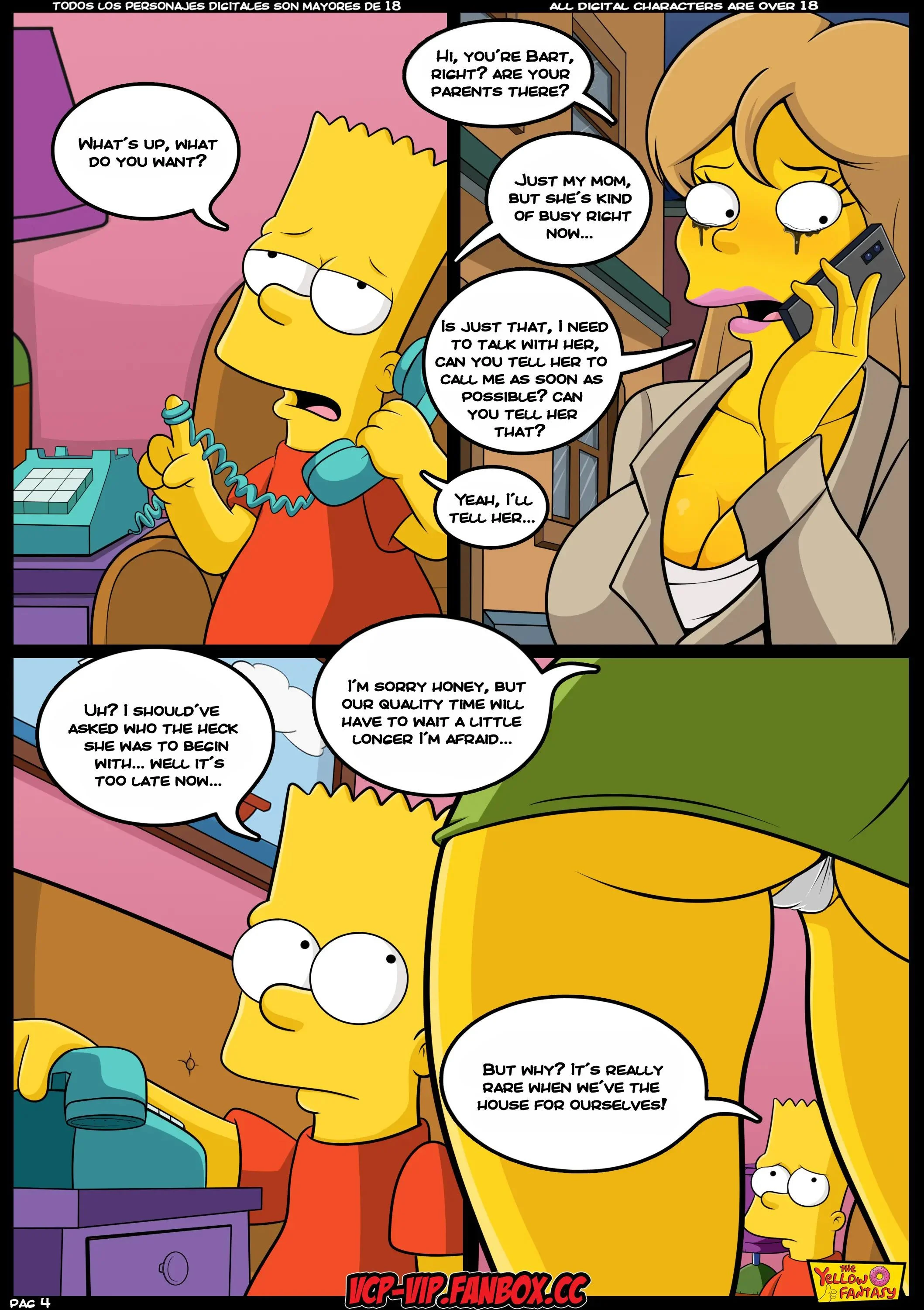 The Pastime (The Simpsons) [The Yellow Fantasy , Croc] 9 . Babysitting Without Babysitting - Chapter 9 (The Simpsons) [The Yellow Fantasy] – page 5